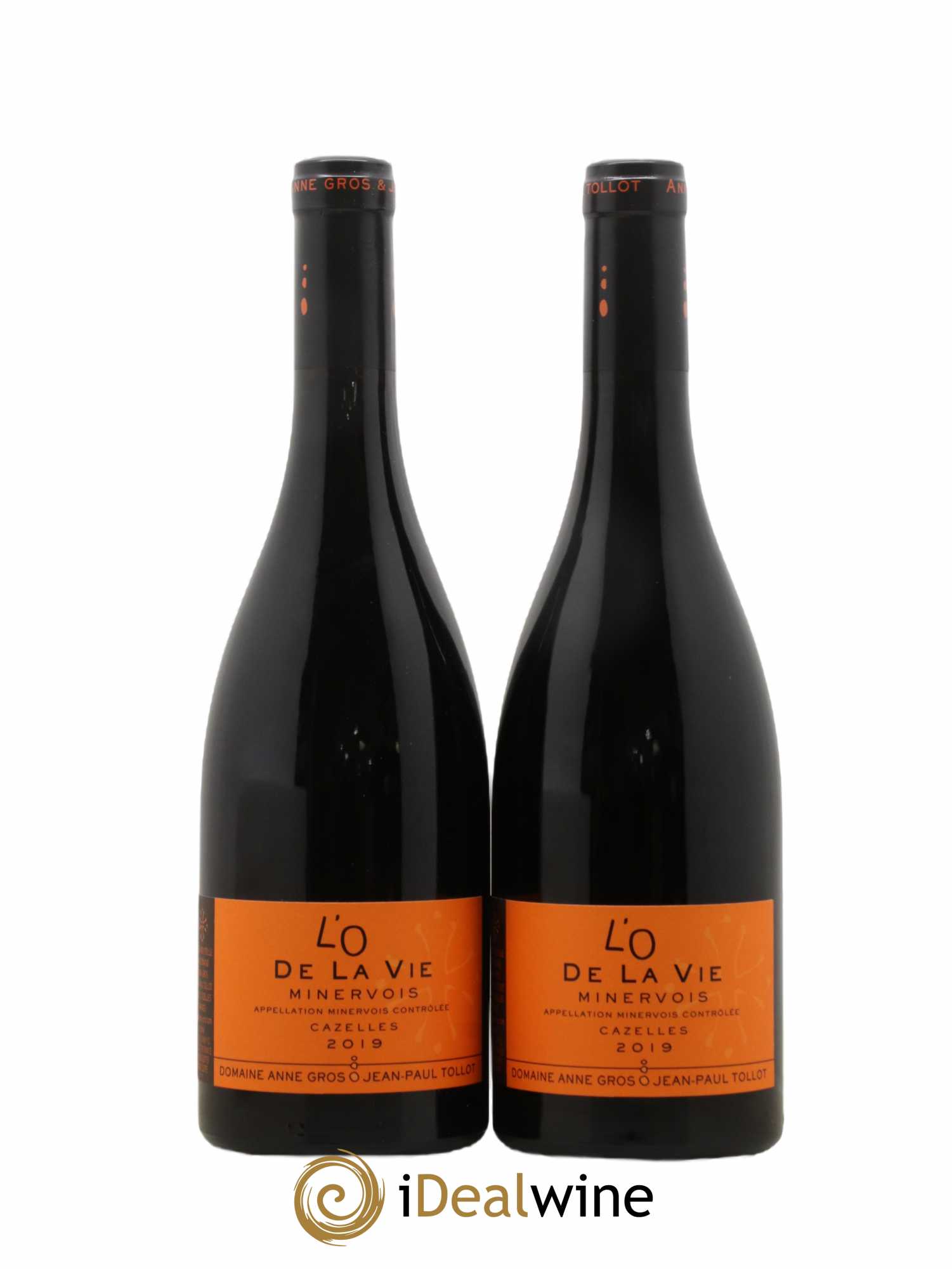 Minervois L'O de la Vie Anne Gros & Jean-Paul Tollot 2019 - Lotto di 2 bottiglie - 0
