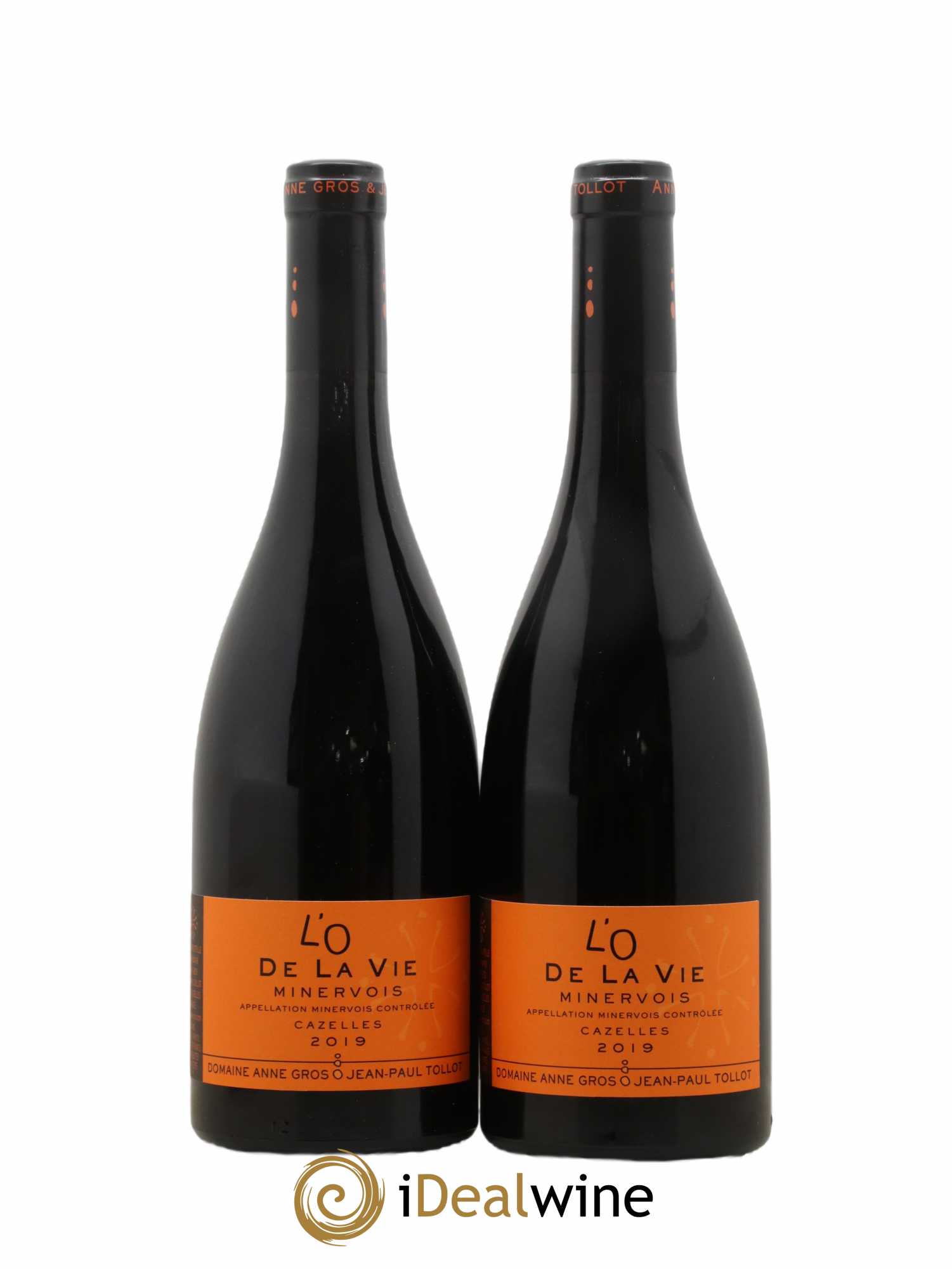Minervois L'O de la Vie Anne Gros & Jean-Paul Tollot 2019 - Lot de 2 bouteilles - 0