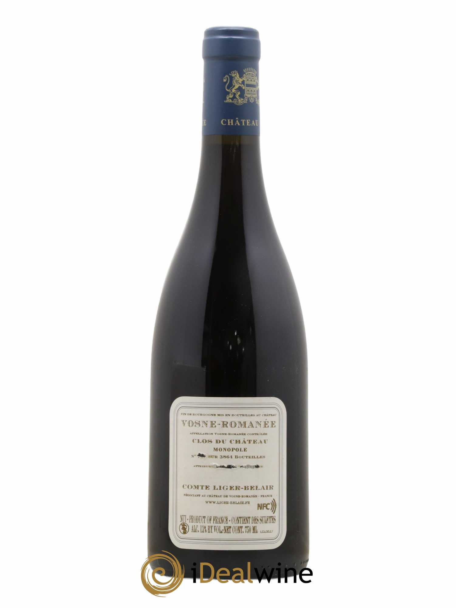 Vosne-Romanée Clos du Château Comte Liger-Belair (Domaine du) 2017 - Lot de 1 bouteille - 1