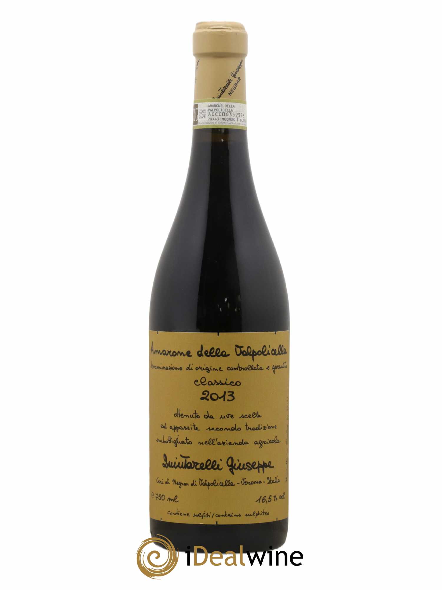 Amarone della Valpolicella Classico Superiore DOCG Giuseppe Quintarelli 2013 - Lot de 1 bouteille - 0