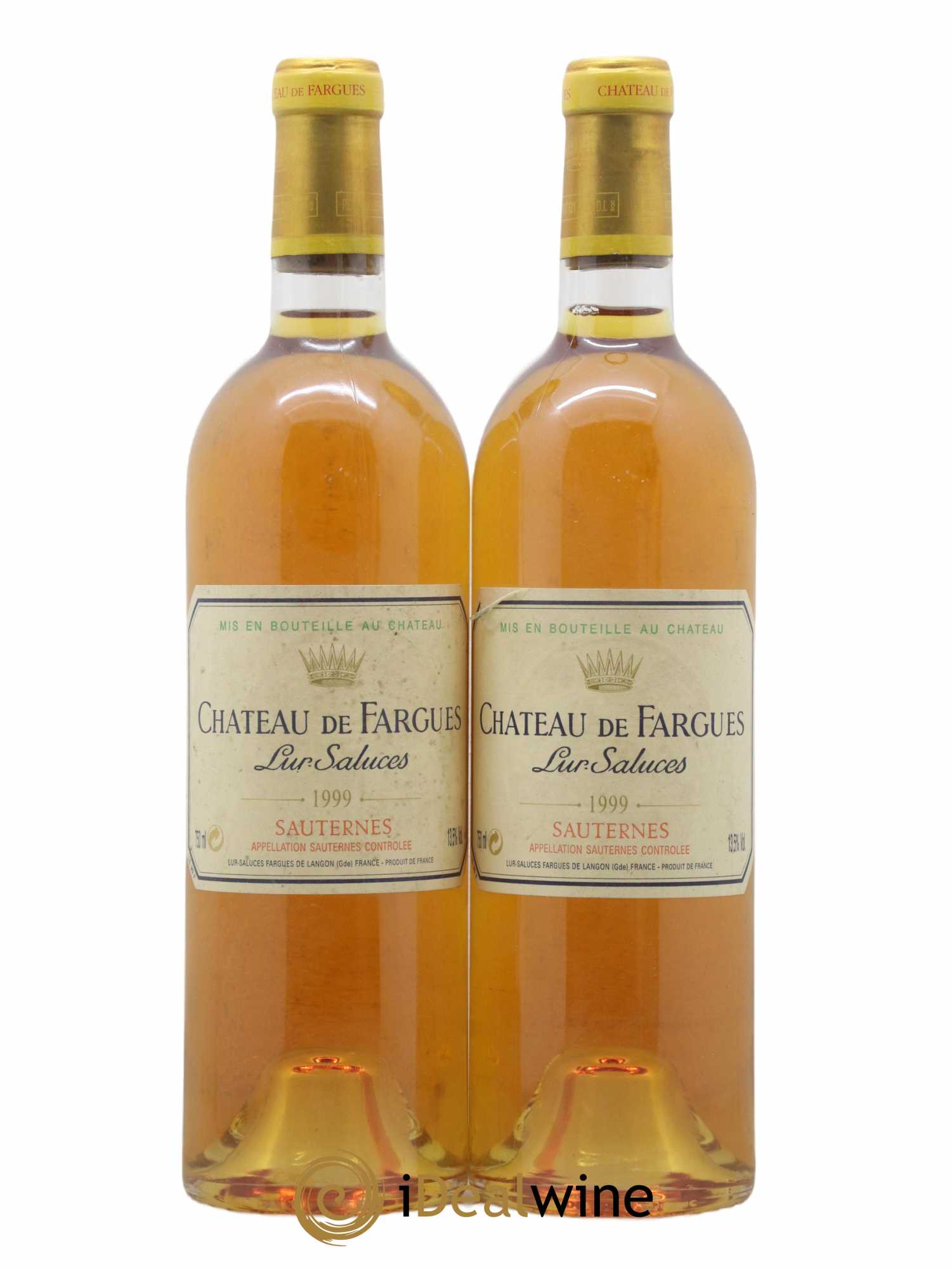 Château de Fargues 1999 - Lotto di 2 bottiglie - 0