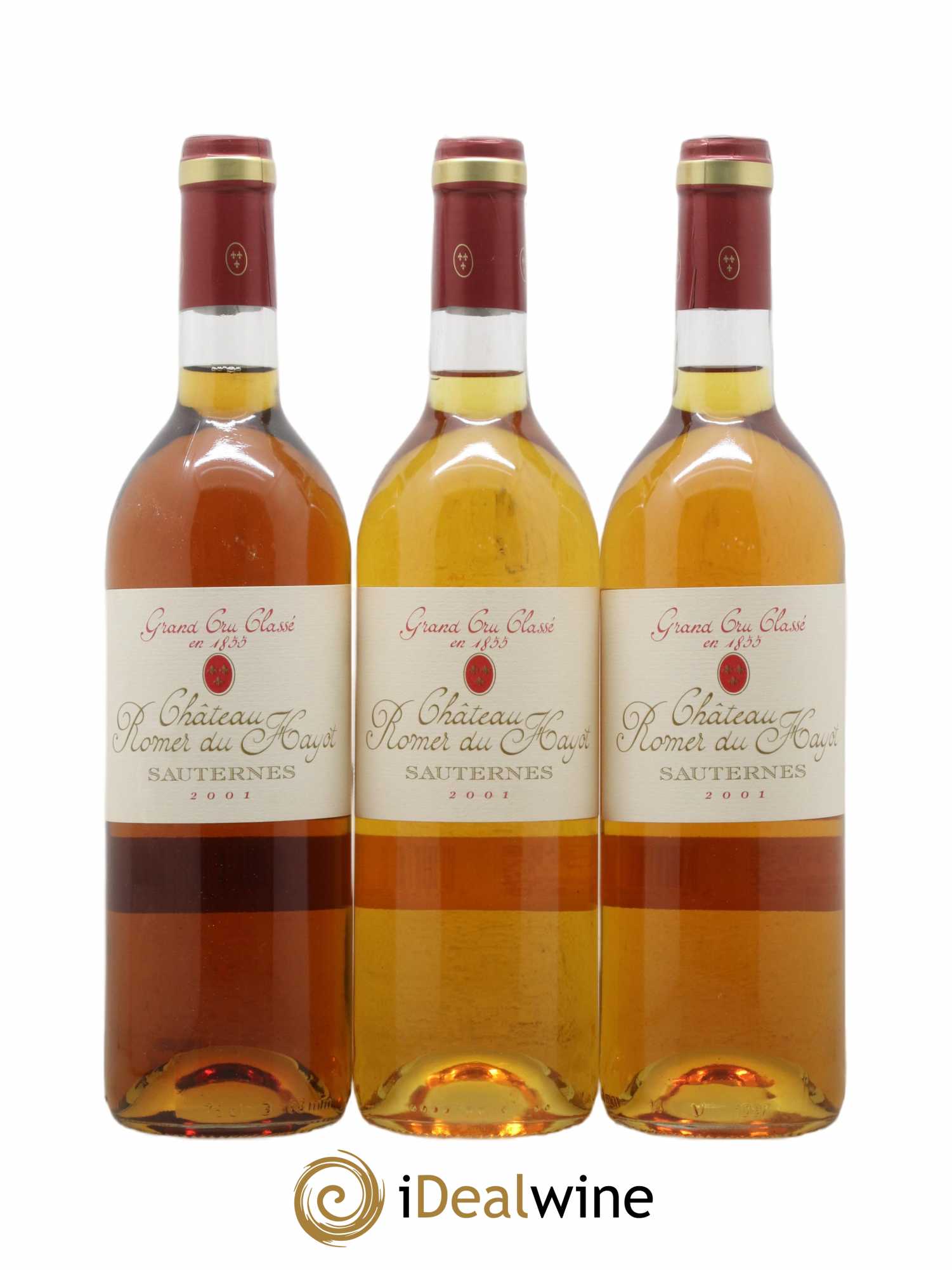 Château Romer du Hayot 2ème Grand Cru Classé 2001 - Lotto di 3 bottiglie - 0