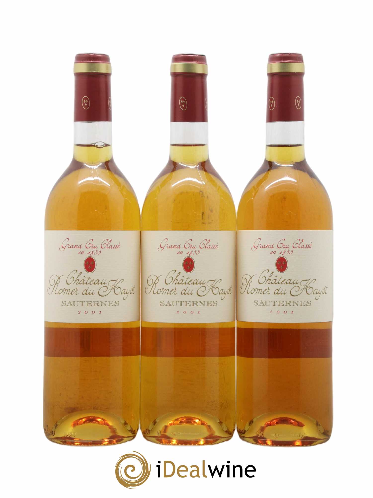 Château Romer du Hayot 2ème Grand Cru Classé 2001 - Lotto di 3 bottiglie - 0