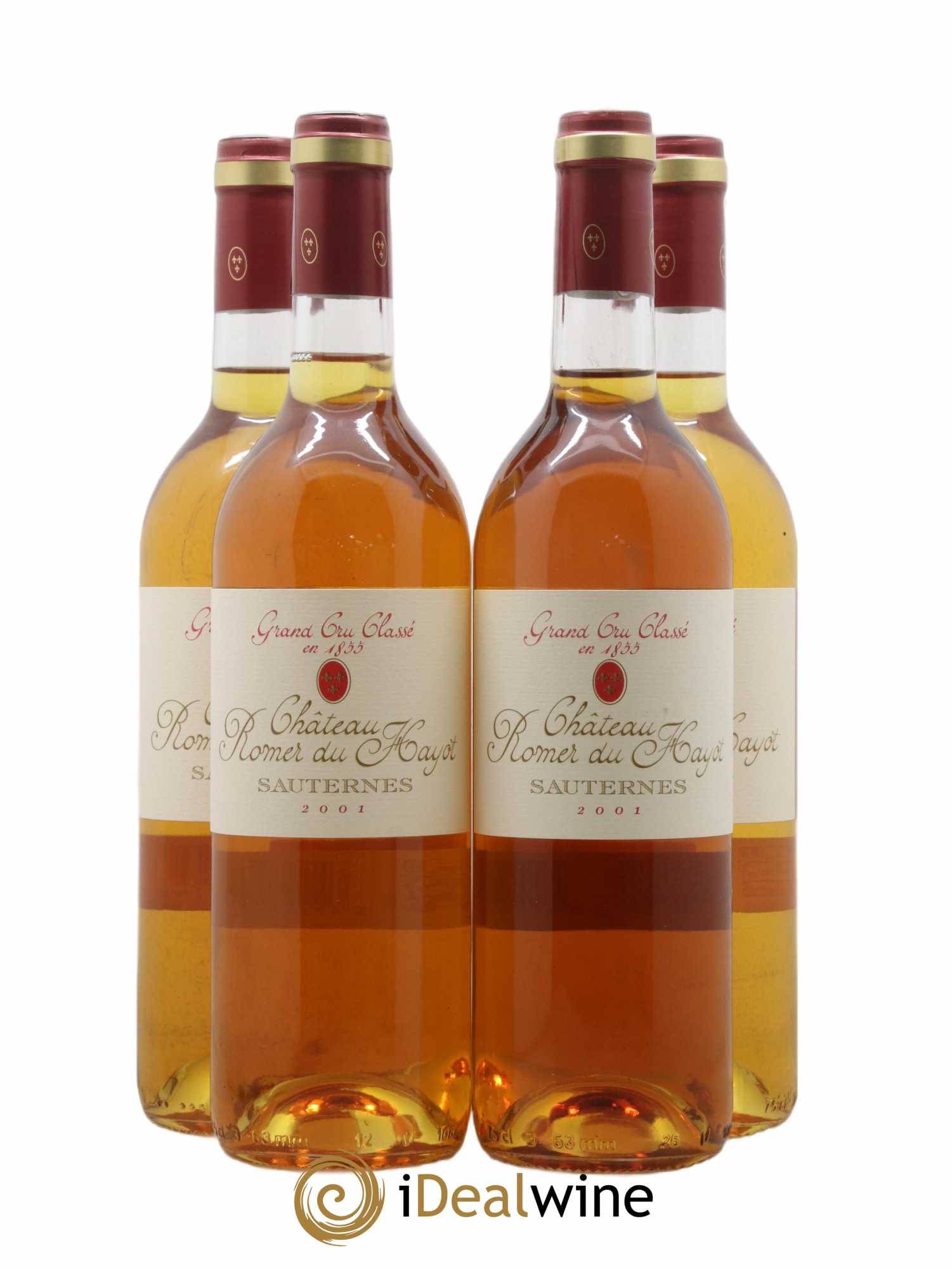 Château Romer du Hayot 2ème Grand Cru Classé 2001 - Lotto di 4 bottiglie - 0