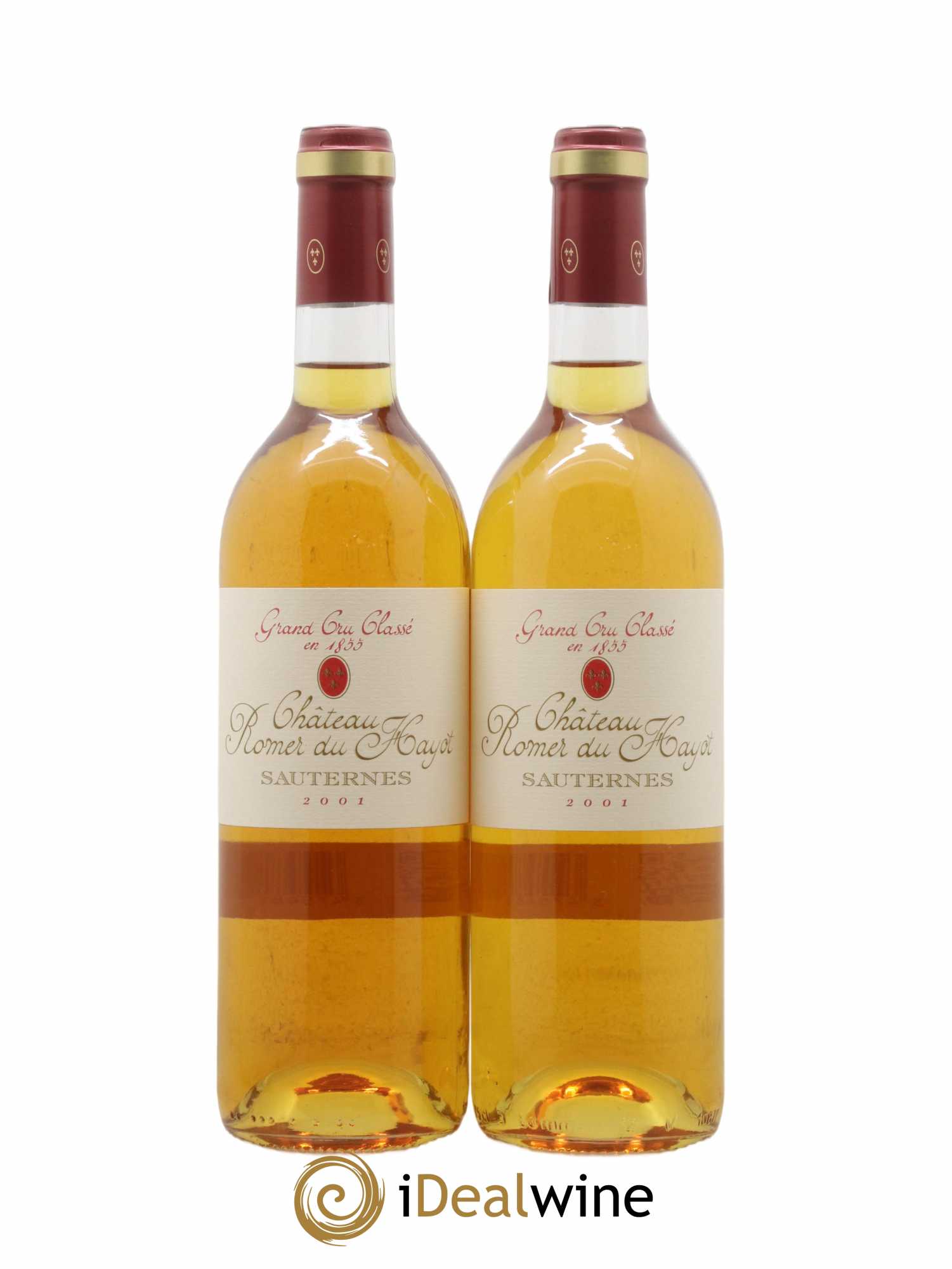 Château Romer du Hayot 2ème Grand Cru Classé 2001 - Lotto di 2 bottiglie - 0