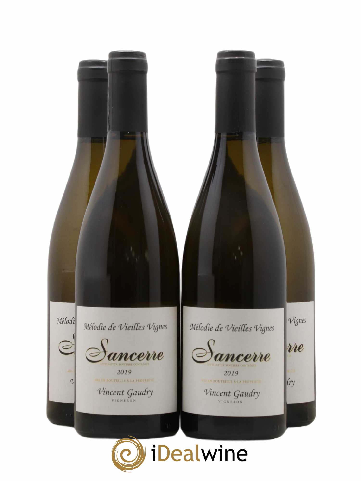 Sancerre Mélodie de Vieilles Vignes Vincent Gaudry 2019 - Lot de 4 bouteilles - 0