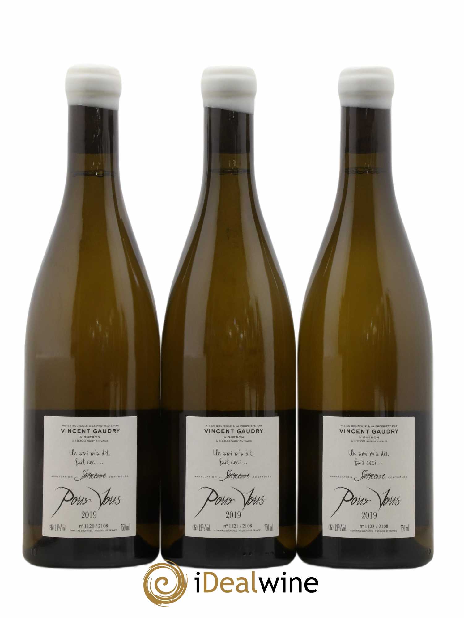 Sancerre Pour Vous Vincent Gaudry 2019 - Posten von 6 Flaschen - 4