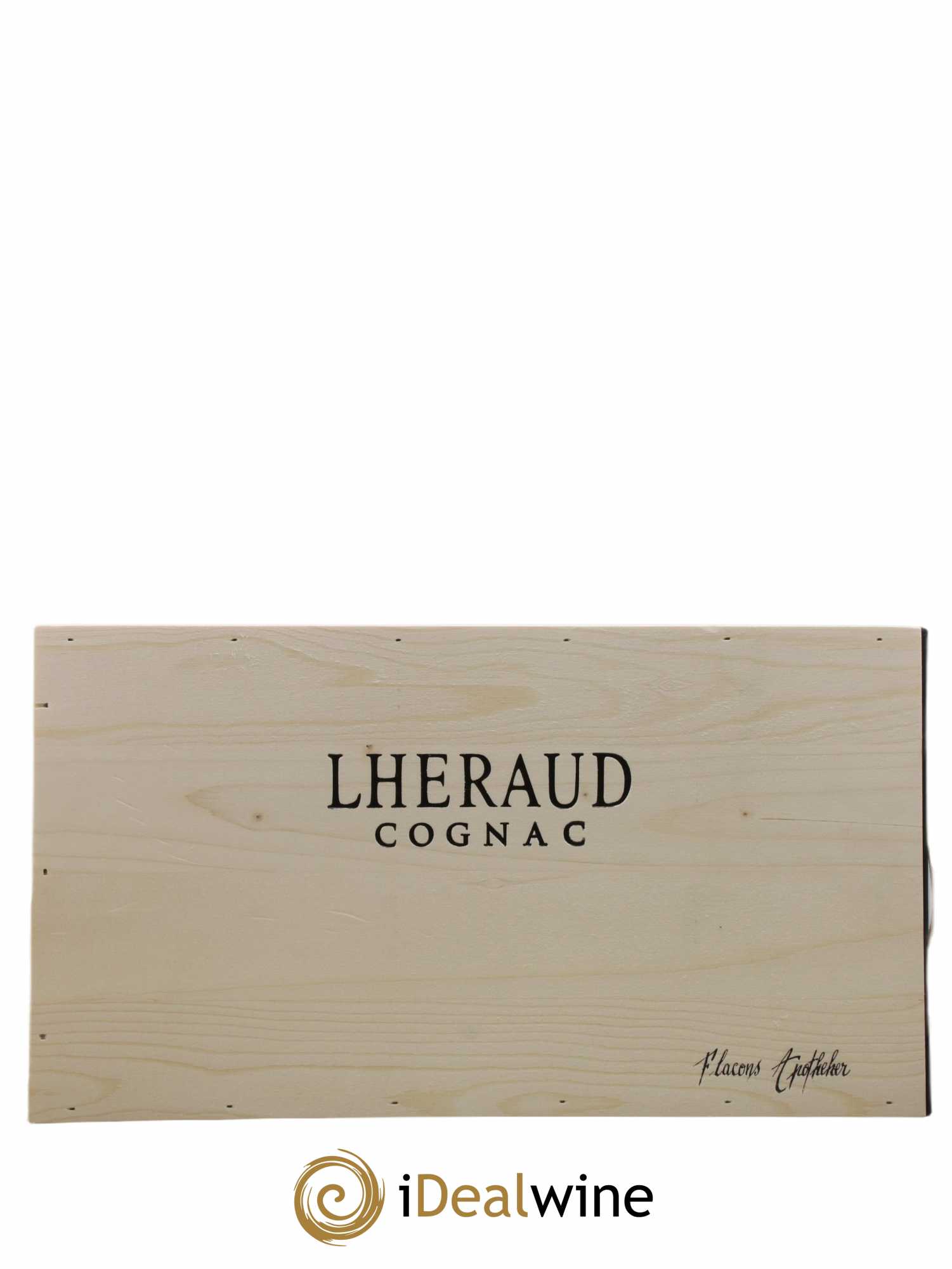 Cognac Assortiment Lheraud - VSOP - Cuvée 20 - Cuvée Charles VII XO - Cuvée 1990 - Lot de 4 flacons - 2