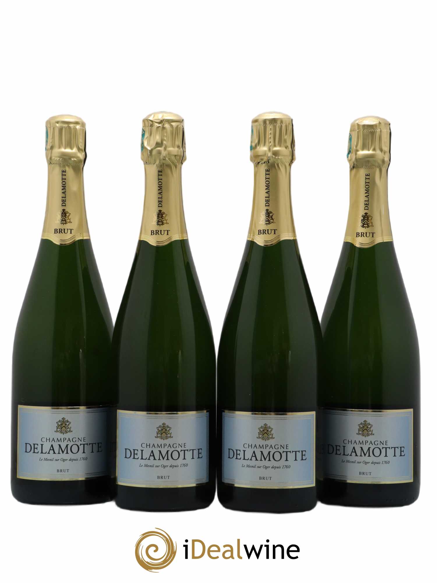 Brut Delamotte - Lot de 4 bouteilles - 0