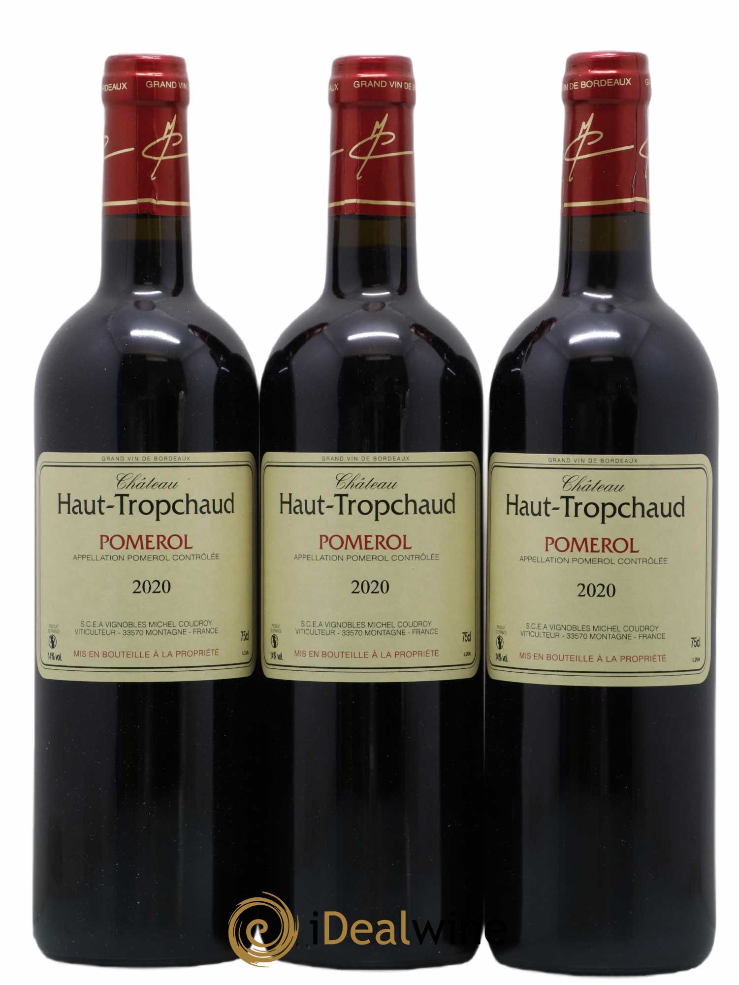 Château Haut Tropchaud 2020 - Lot de 6 bouteilles - 1