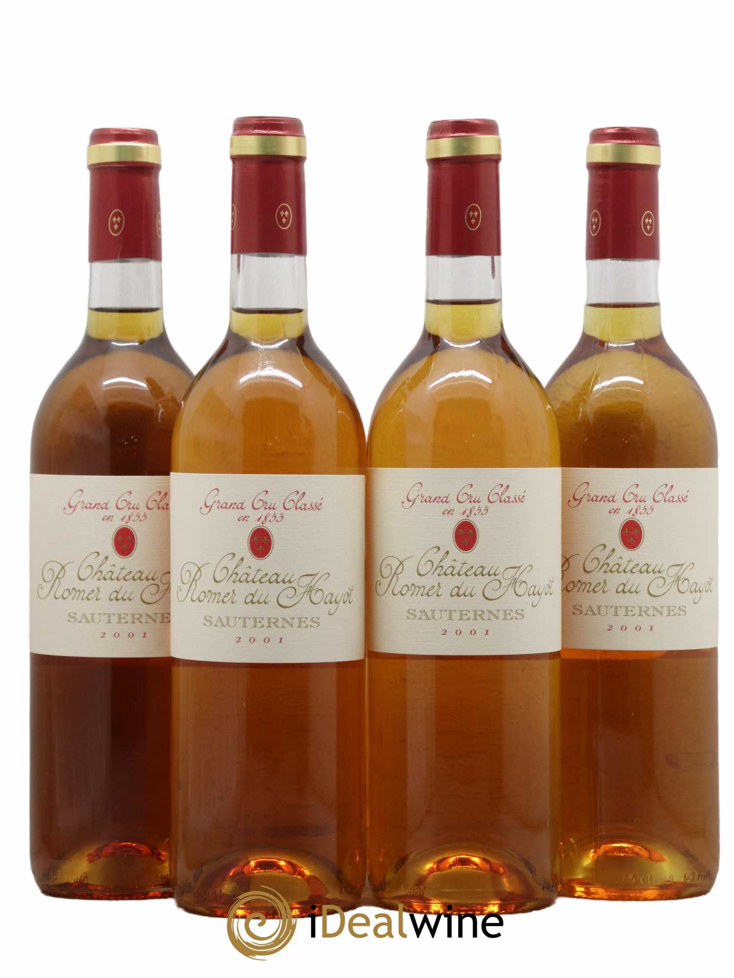 Château Romer du Hayot 2ème Grand Cru Classé 2001 - Lotto di 4 bottiglie - 0