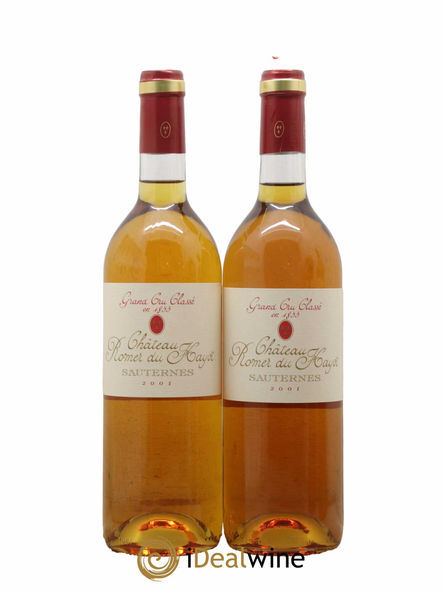 Château Romer du Hayot 2ème Grand Cru Classé 2001 - Lotto di 2 bottiglie - 0
