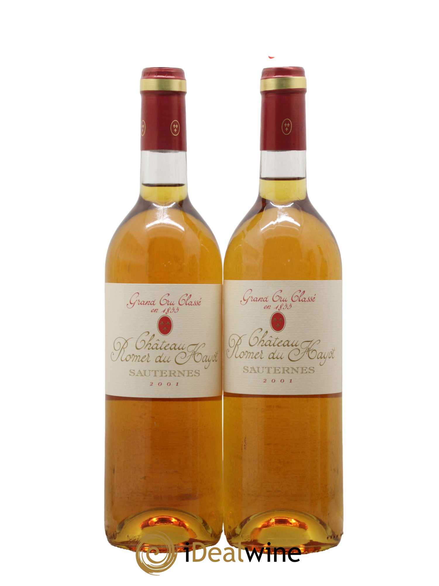 Château Romer du Hayot 2ème Grand Cru Classé 2001 - Lotto di 2 bottiglie - 0