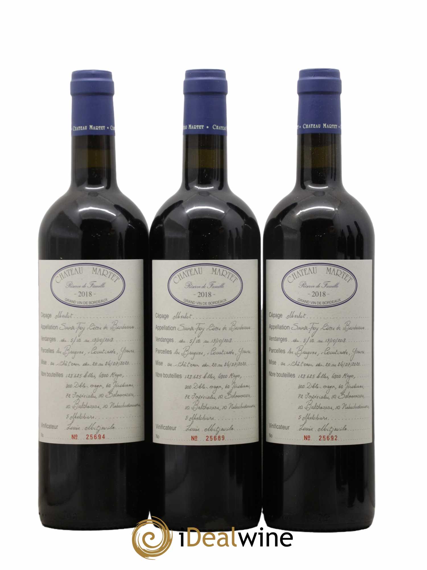 Château Martet 2018 - Posten von 6 Flaschen - 1