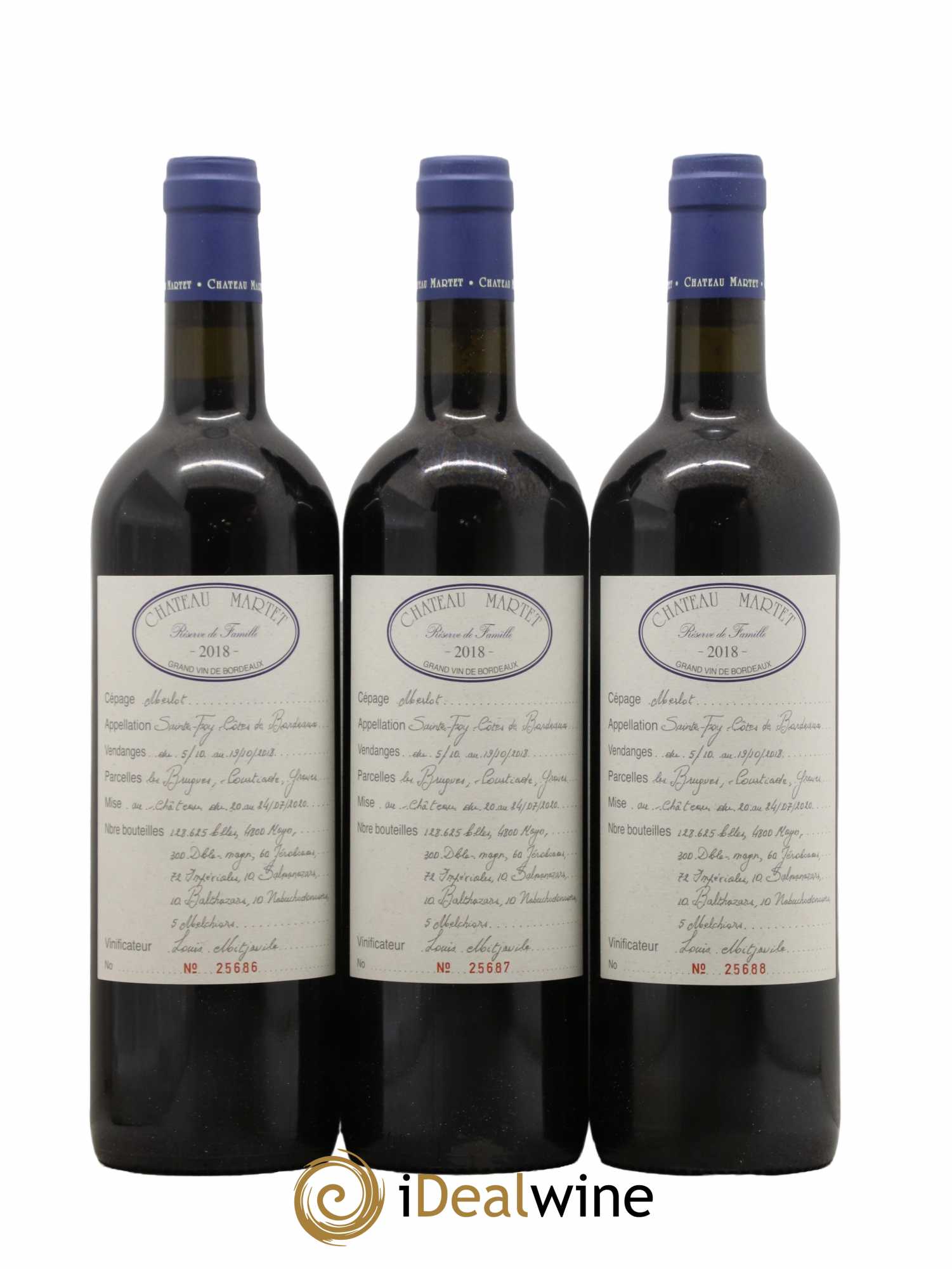 Château Martet 2018 - Posten von 6 Flaschen - 2