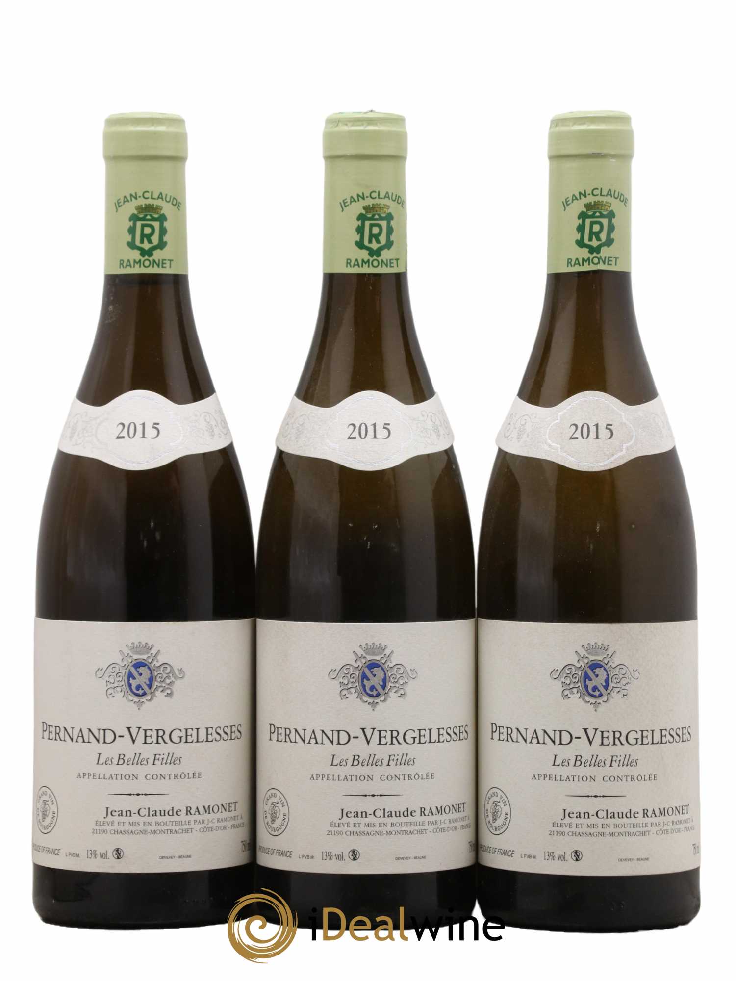 Pernand-Vergelesses Les Belles Filles Ramonet (Domaine) 2015 - Lot de 3 bouteilles - 0
