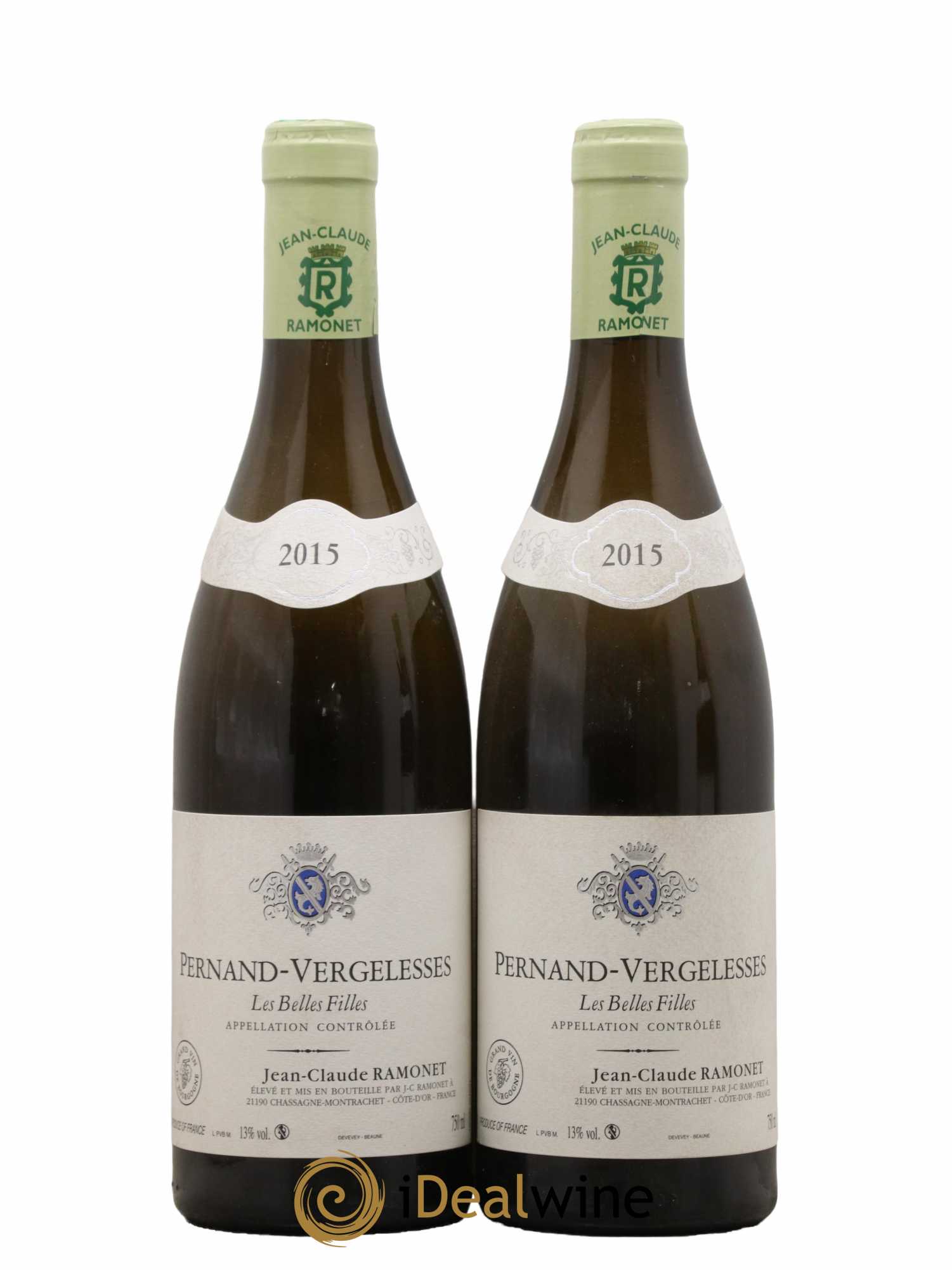 Pernand-Vergelesses Les Belles Filles Ramonet (Domaine) 2015 - Lot de 2 bouteilles - 0