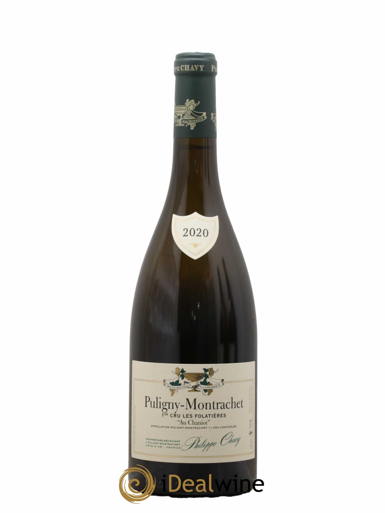Puligny-Montrachet 1er Cru Les Folatières Au Chaniot Domaine Philippe Chavy 2020 - Lot de 1 bouteille - 0