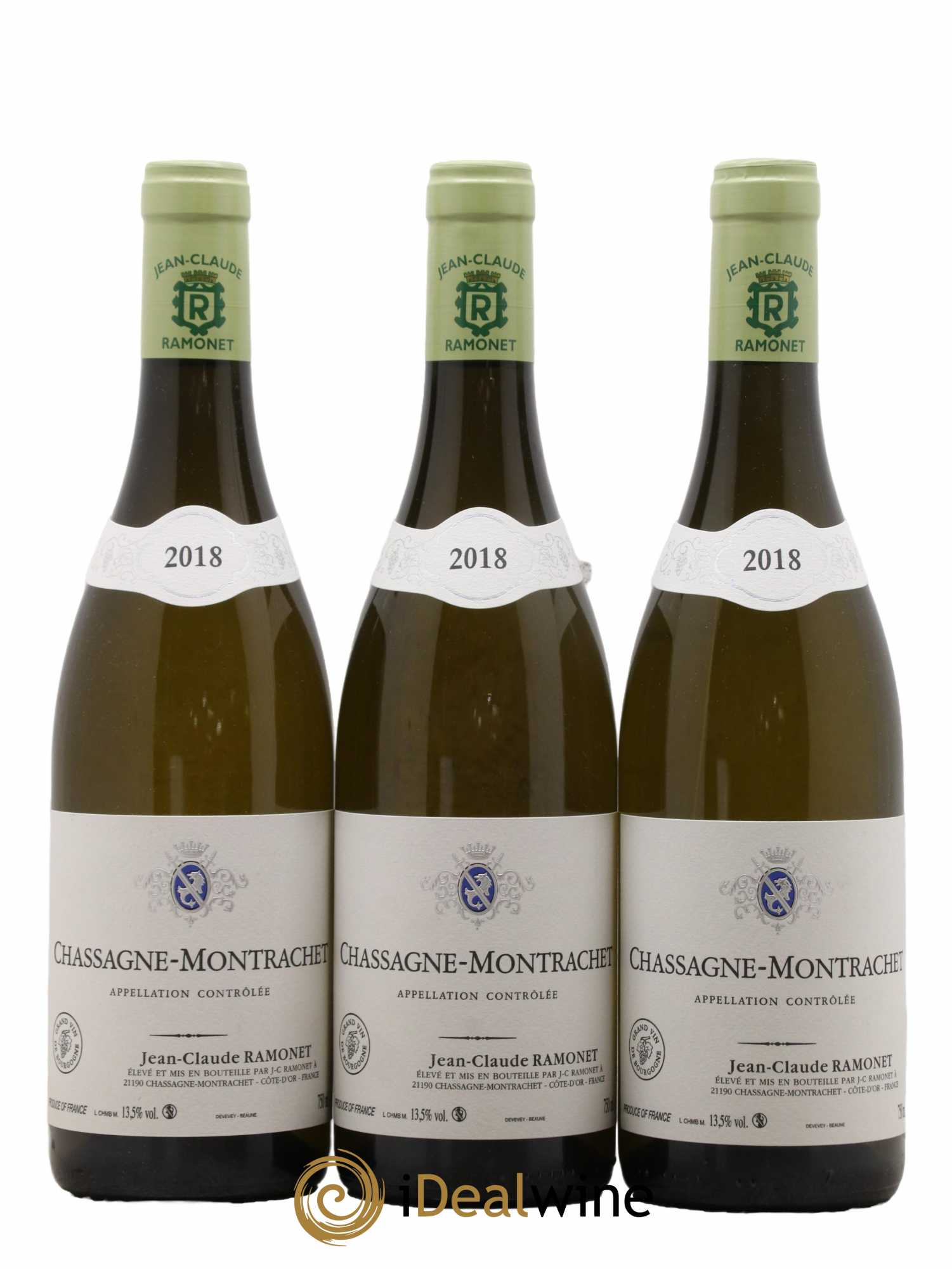 Chassagne-Montrachet Ramonet (Domaine) 2018 - Lot de 3 bouteilles - 0