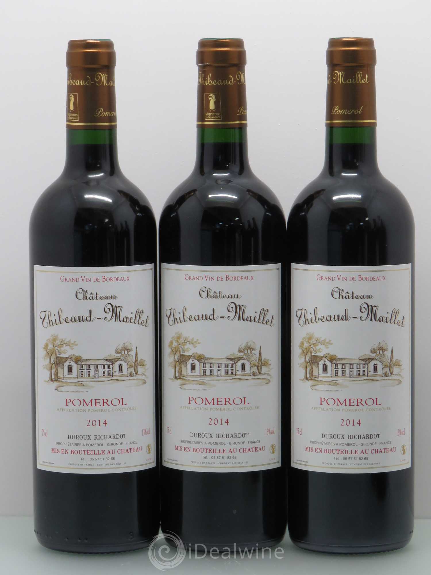 Pomerol Château Thibault Maillet 2014 - Posten von 12 Flaschen - 3