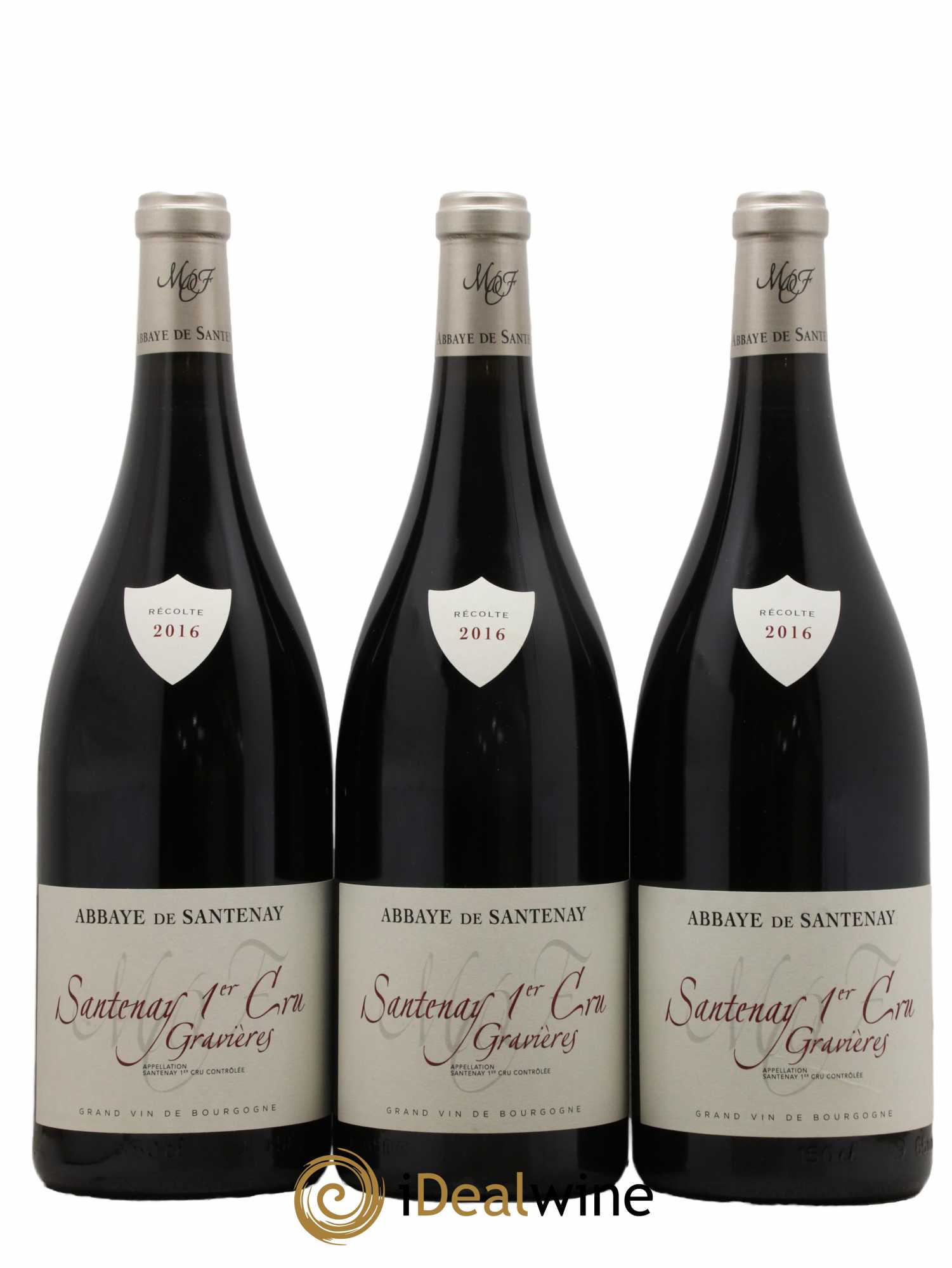 Santenay 1er Cru Gravières Abbaye de Santenay 2016 - Lot de 3 magnums - 0