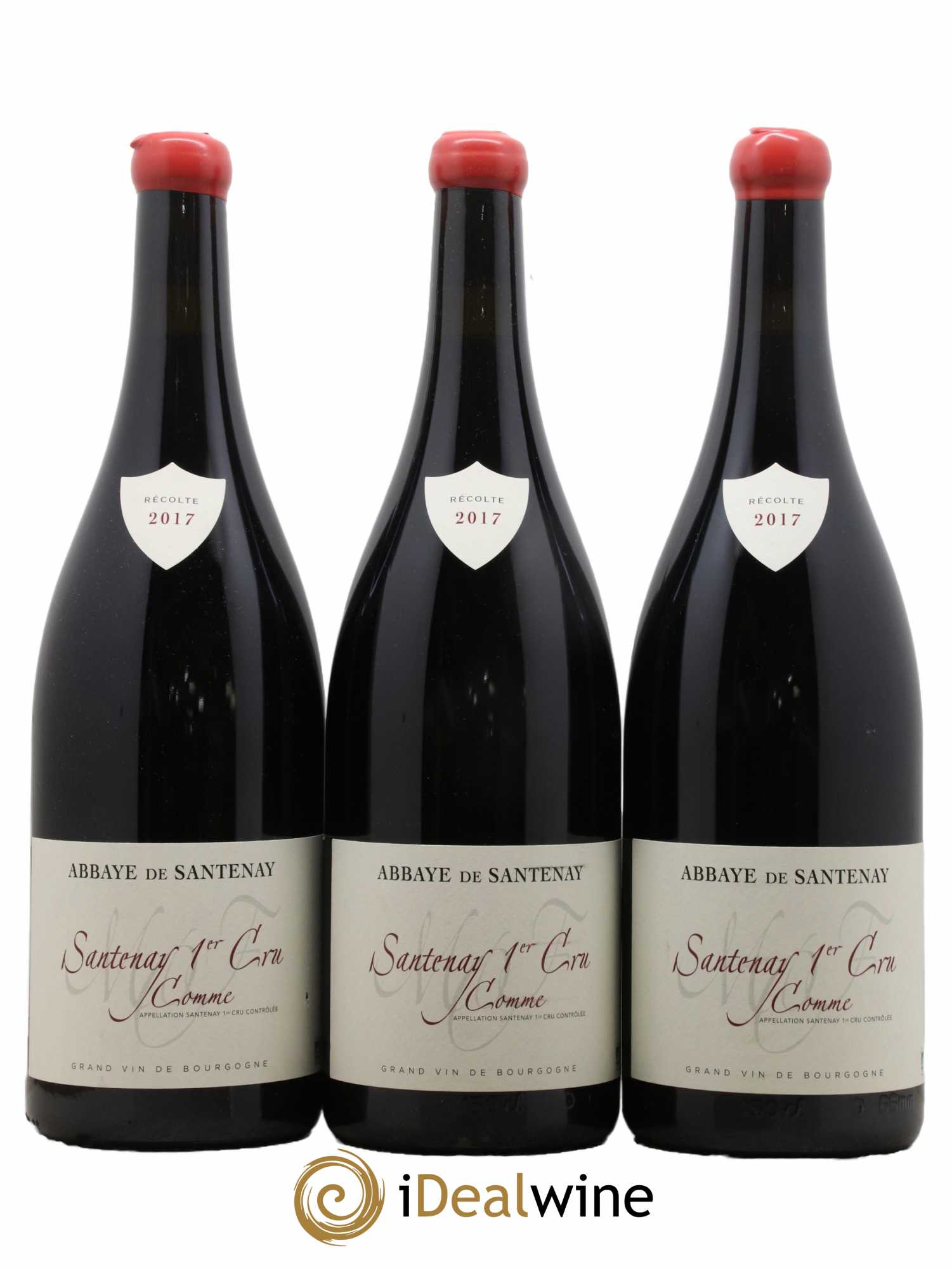 Santenay 1er Cru Comme Abbaye de Santenay 2017 - Lot de 3 magnums - 0
