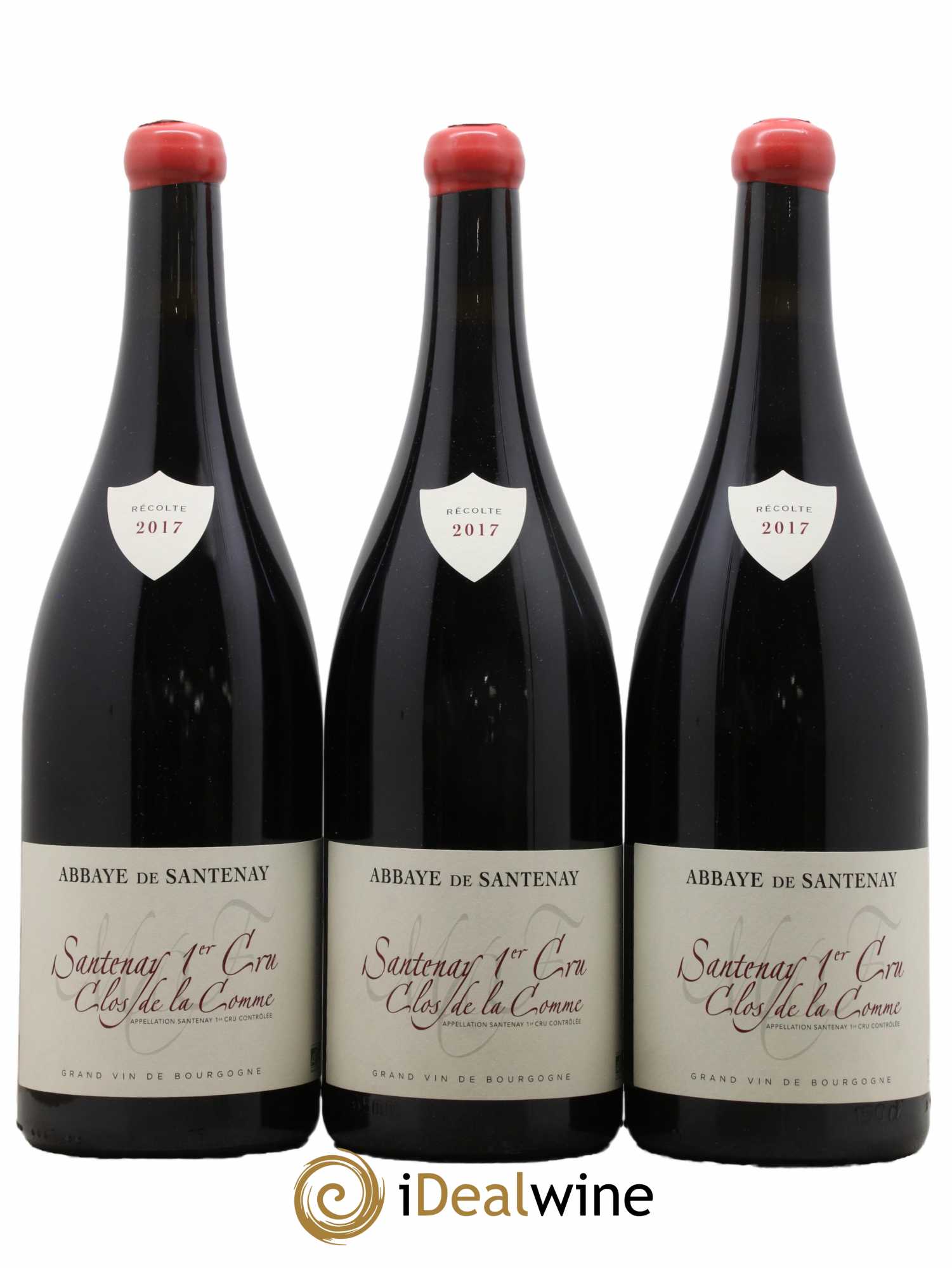 Santenay 1er Cru Clos de la Comme Abbaye de Santenay 2017 - Lot de 3 magnums - 0