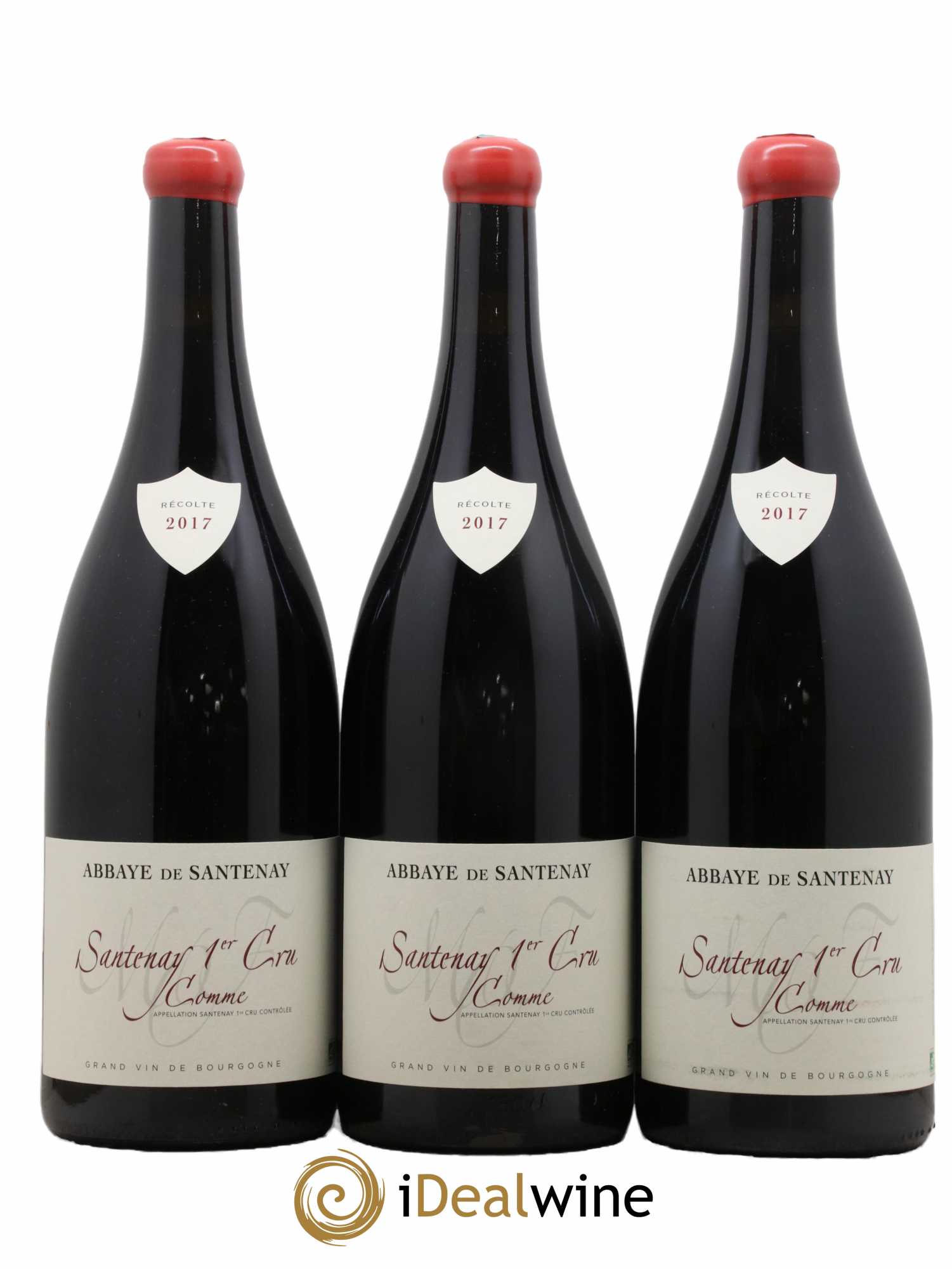 Santenay 1er Cru Comme Abbaye de Santenay 2017 - Lot de 3 magnums - 0