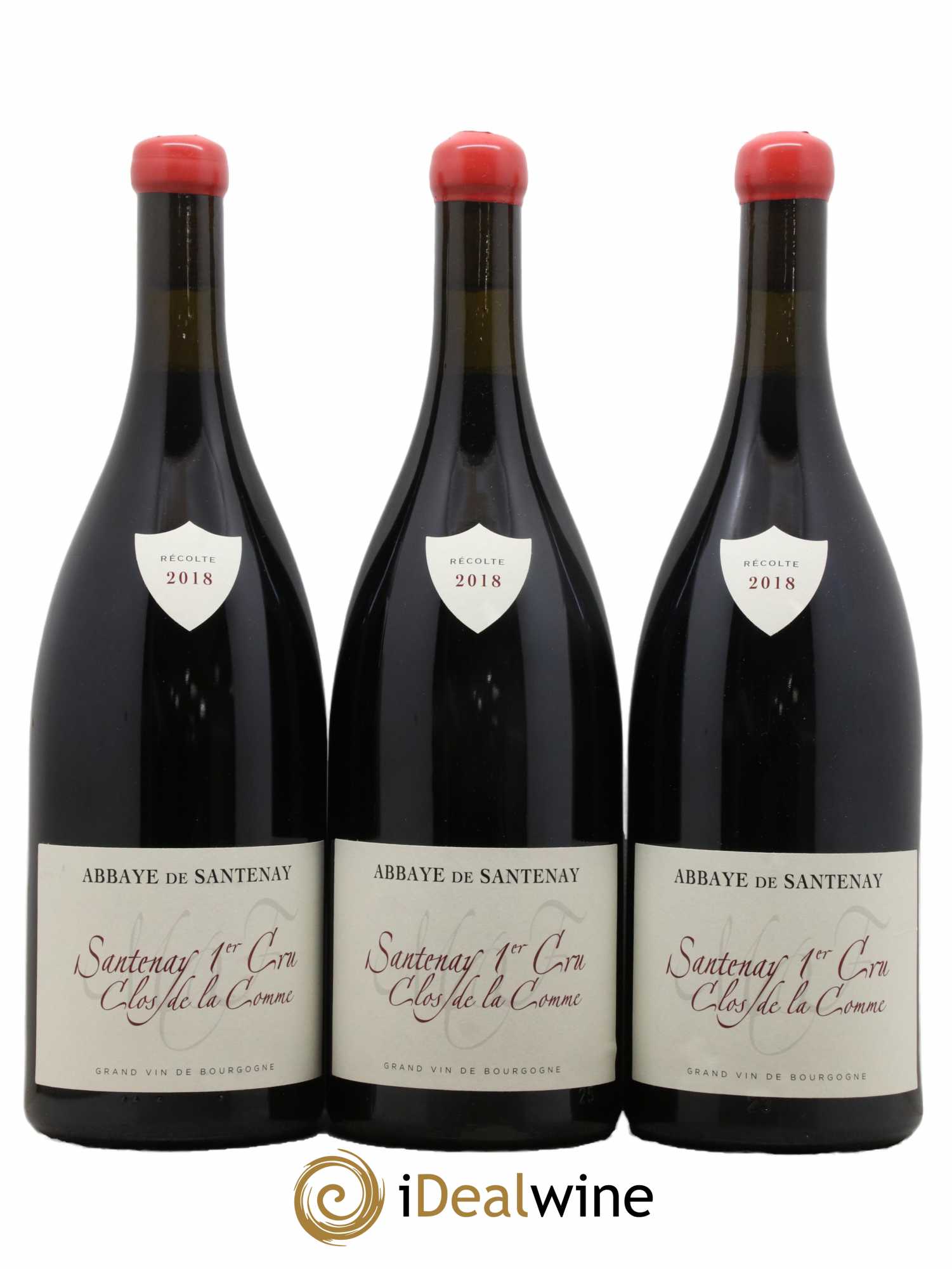 Santenay 1er Cru Clos de la Comme Abbaye de Santenay 2018 - Lot de 3 magnums - 0