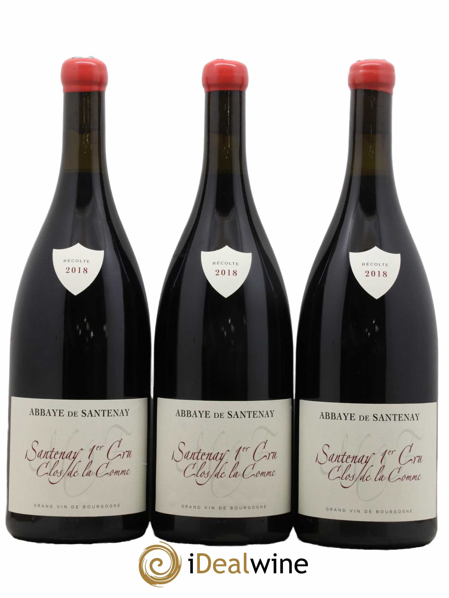 Santenay 1er Cru Clos de la Comme Abbaye de Santenay 2018 - Lot de 3 magnums - 0