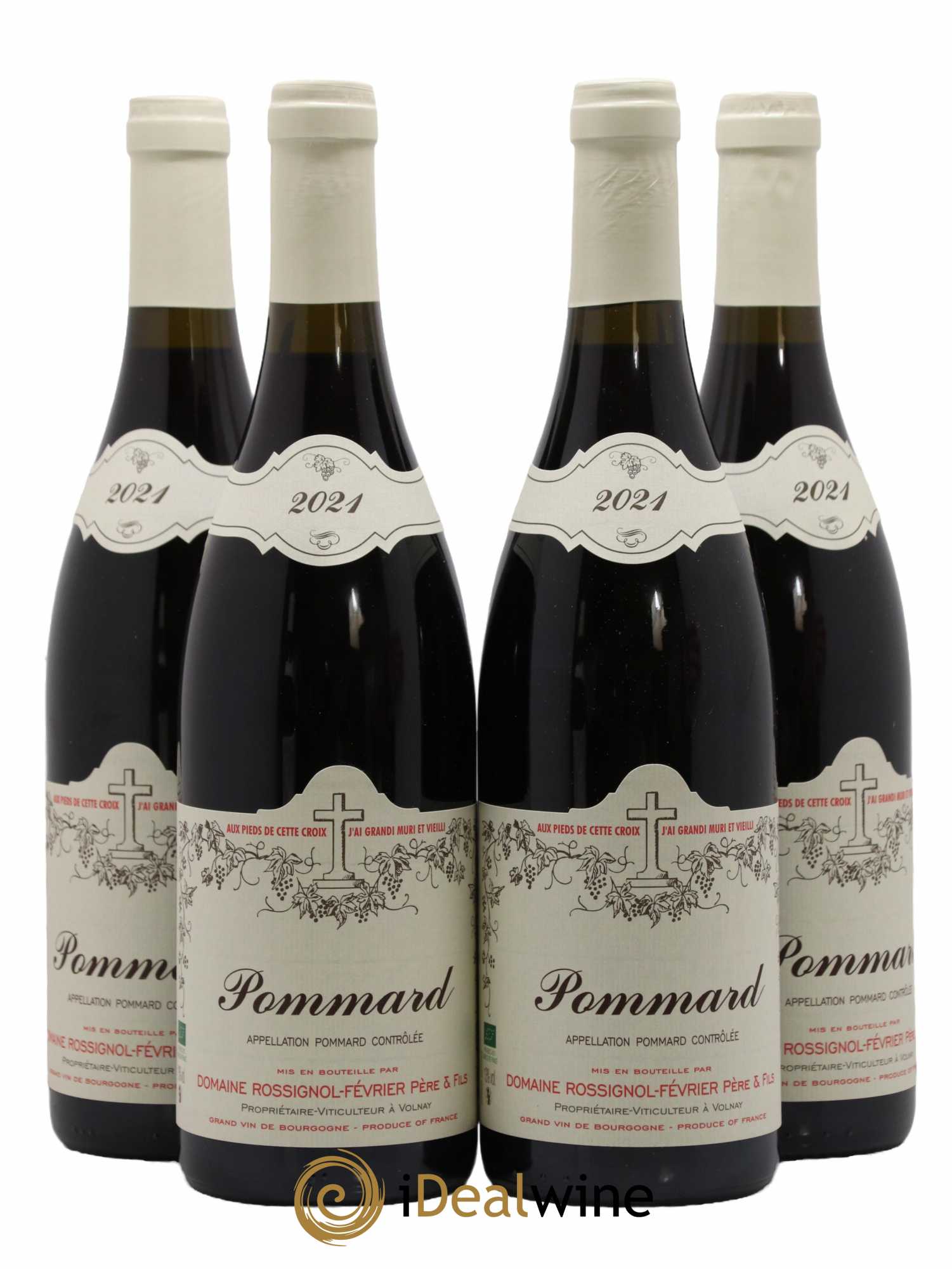 Pommard Domaine Rossignol Février 2021 - Lot de 4 bouteilles - 0