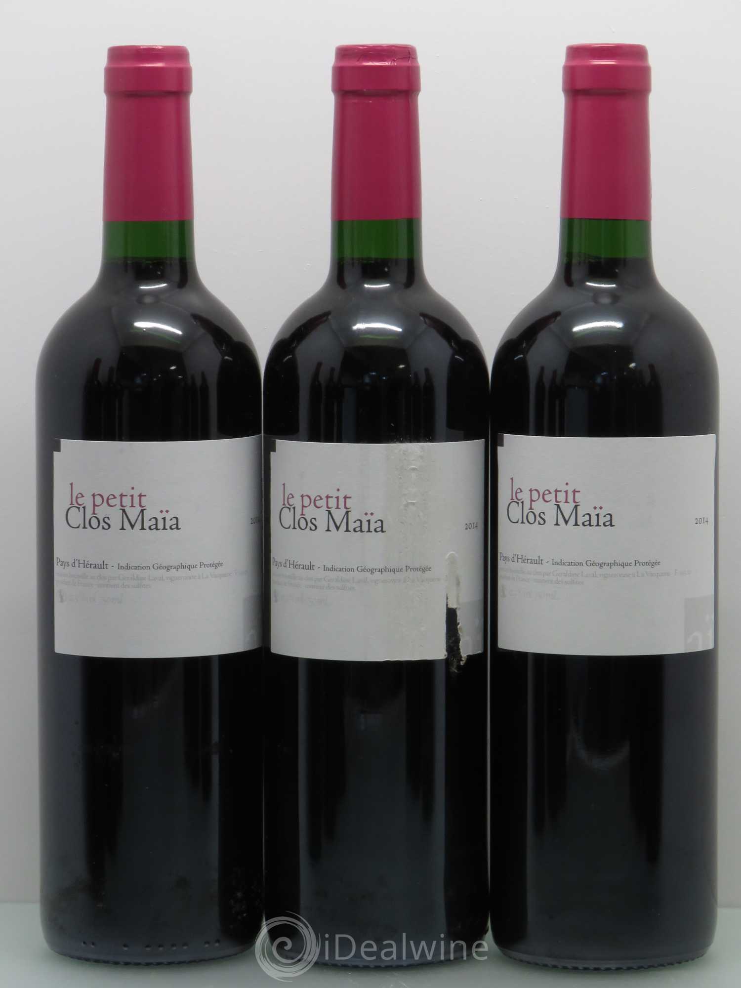 Pays d'Hérault Clos Maia Le Petit Clos (sans prix de réserve) 2014 - Lot de 12 bouteilles - 2