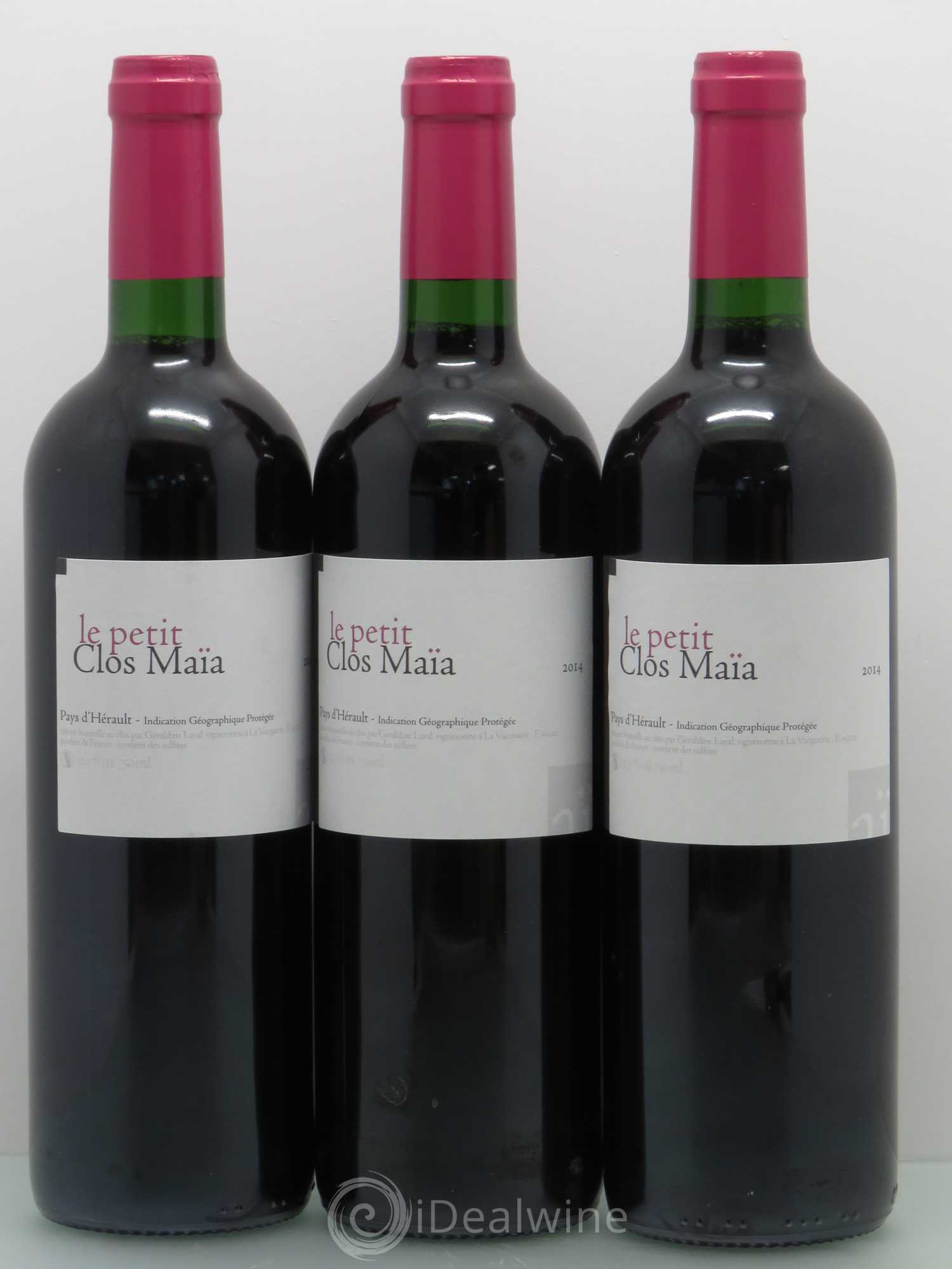 Pays d'Hérault Clos Maia Le Petit Clos (sans prix de réserve) 2014 - Lot de 12 bouteilles - 4