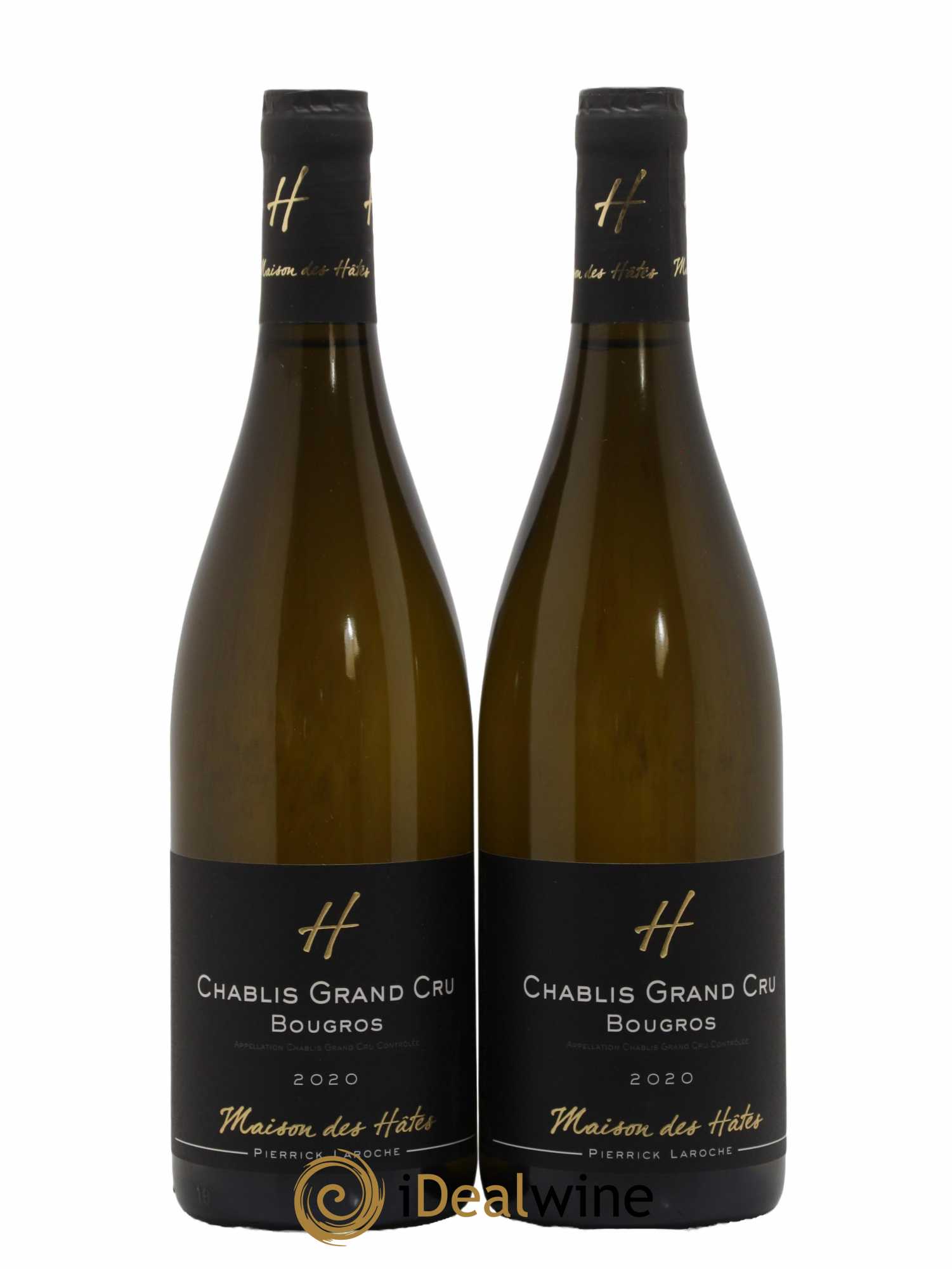 Chablis Grand Cru Bougros Domaine Des Hates 2020 - Lot de 2 bouteilles - 0