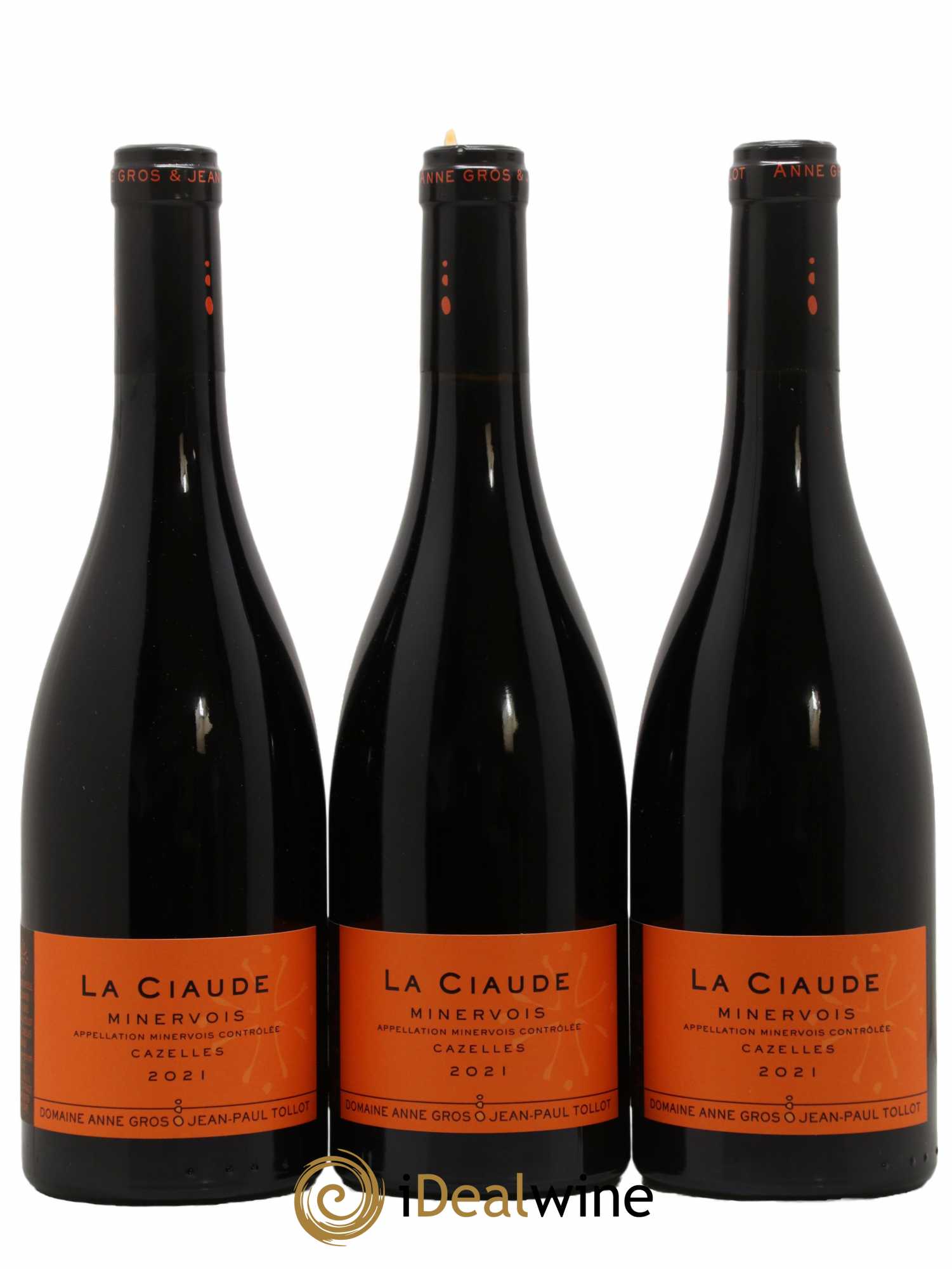 Minervois La Ciaude Anne Gros & Jean-Paul Tollot 2021 - Lot de 3 bouteilles - 0