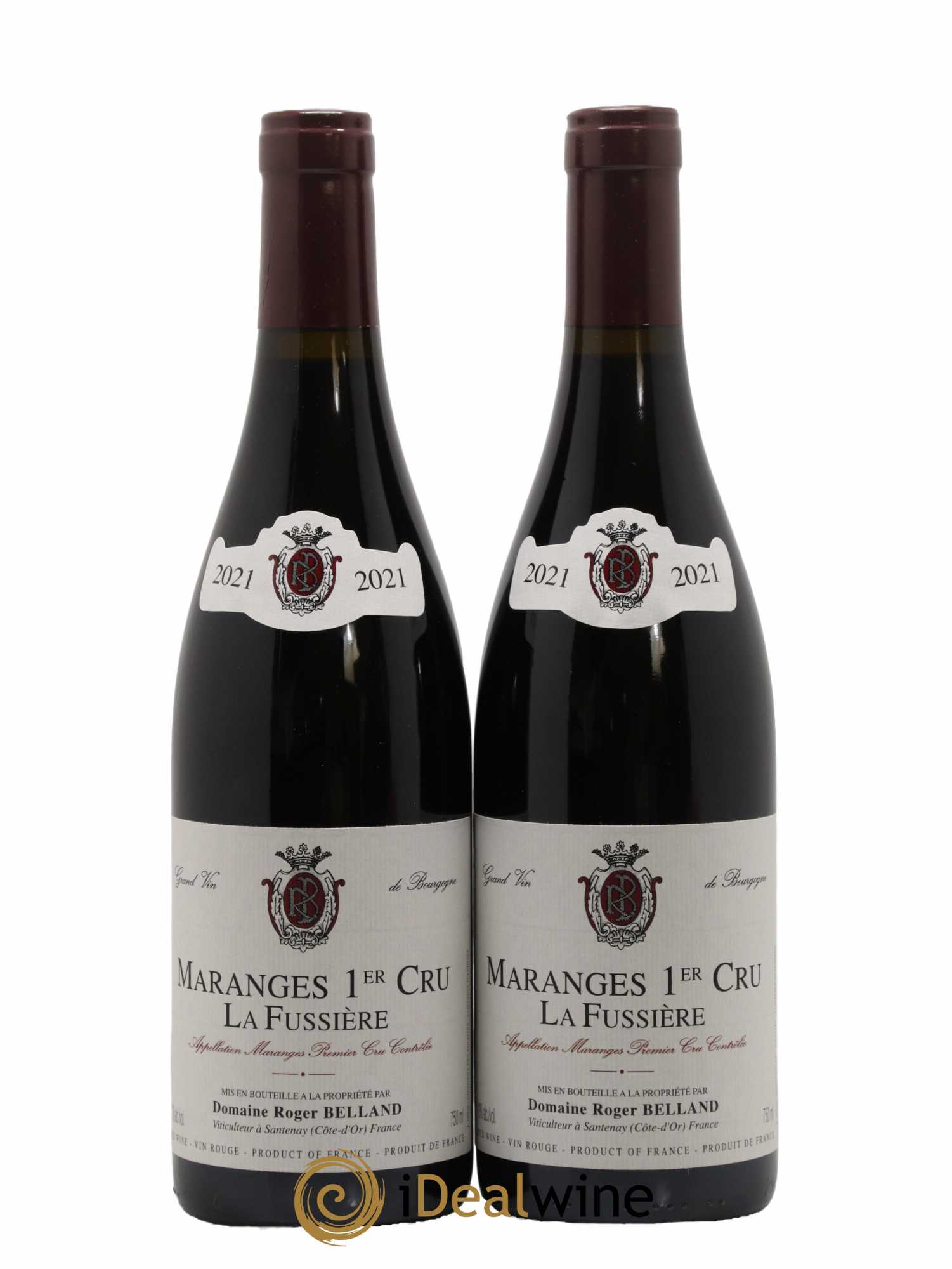 Maranges 1er Cru La Fussière Domaine Roger Belland 2021 - Lot de 2 bouteilles - 0