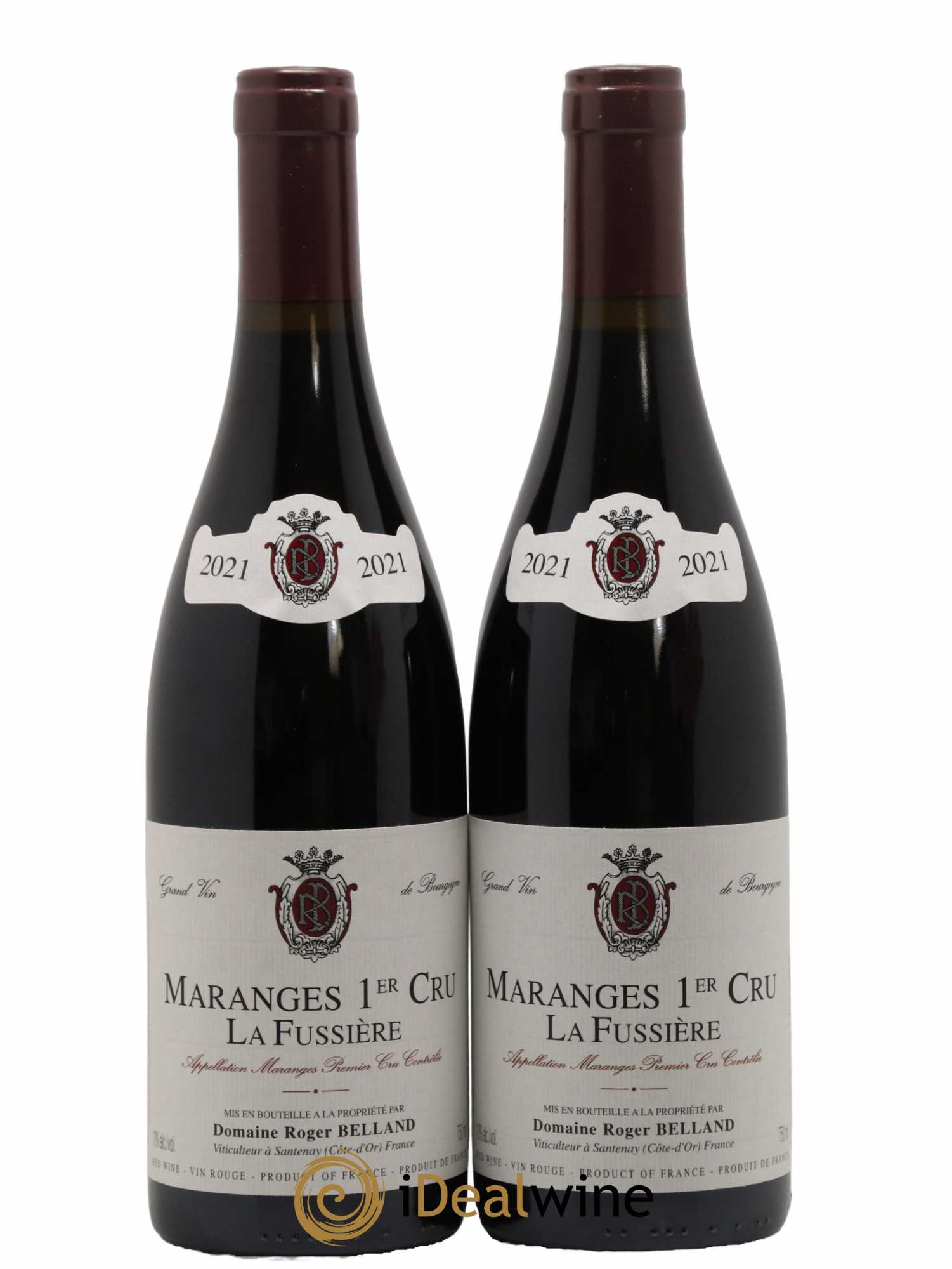 Maranges 1er Cru La Fussière Domaine Roger Belland 2021 - Lot de 2 bouteilles - 0