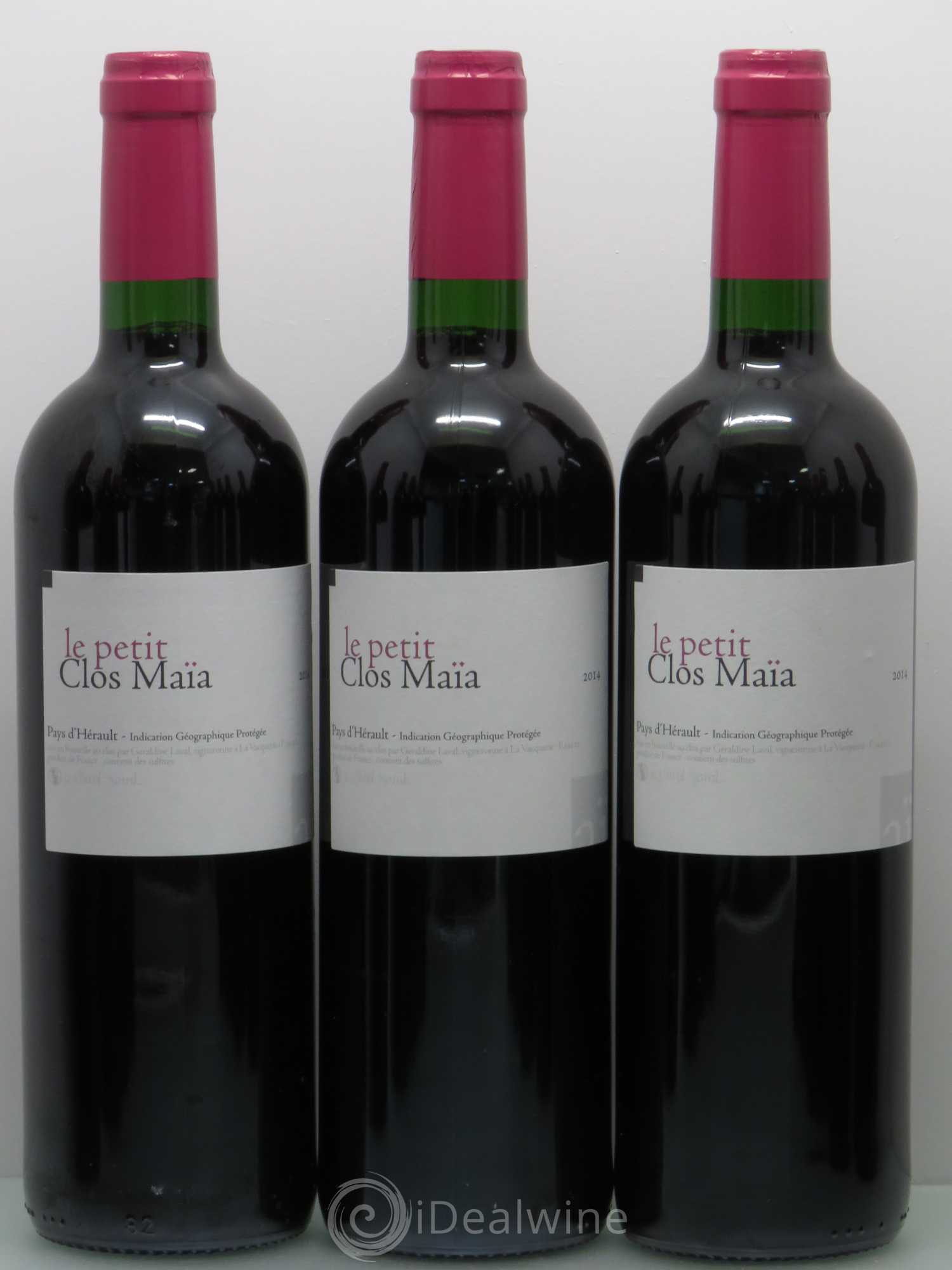 Pays d'Hérault Clos Maia Le Petit Clos (sans prix de réserve) 2014 - Lot de 12 bouteilles - 1