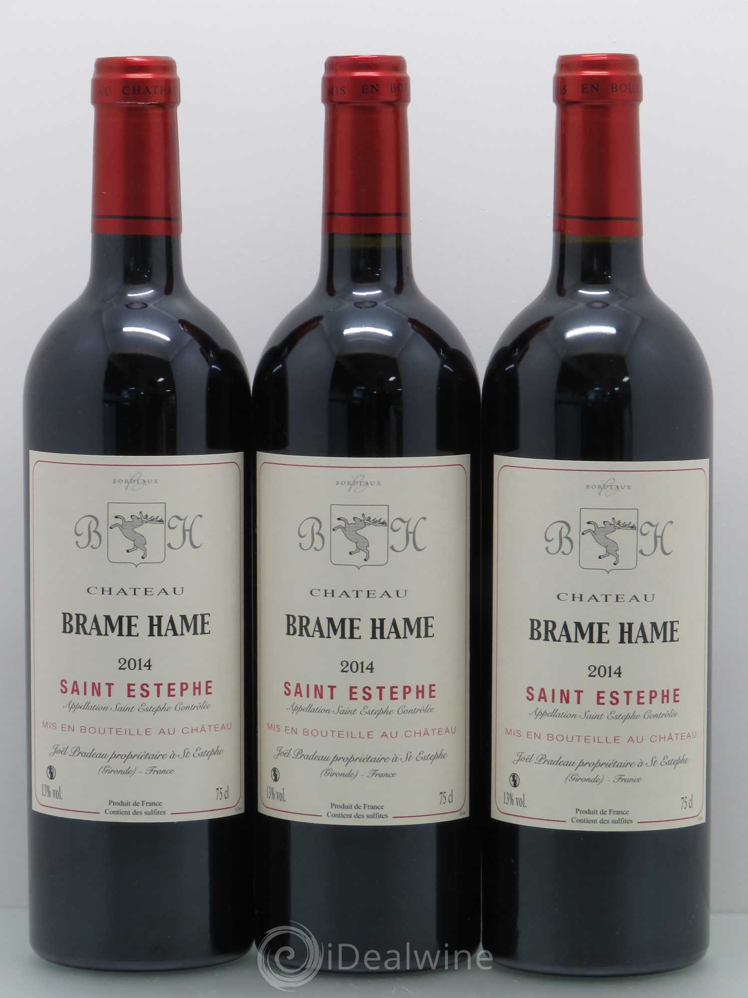 Bordeaux Brame Hame St Estephe 2014 - Posten von 12 Flaschen - 2