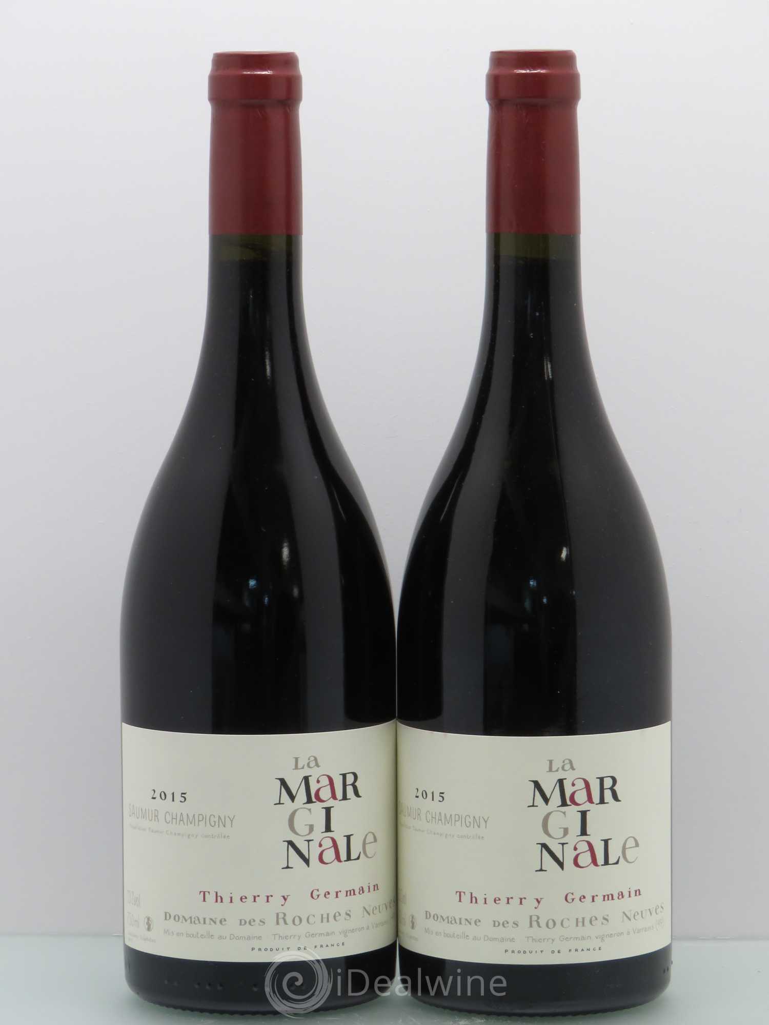 Saumur-Champigny La Marginale Domaine des Roches Neuves - Thierry Germain 2015 - Lot de 2 bouteilles - 0