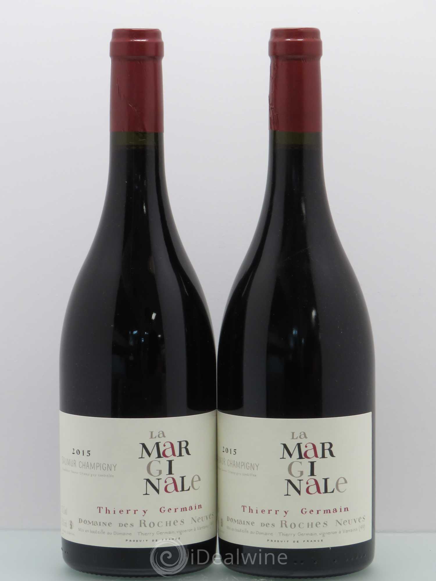 Saumur-Champigny La Marginale Domaine des Roches Neuves - Thierry Germain 2015 - Lot de 2 bouteilles - 0