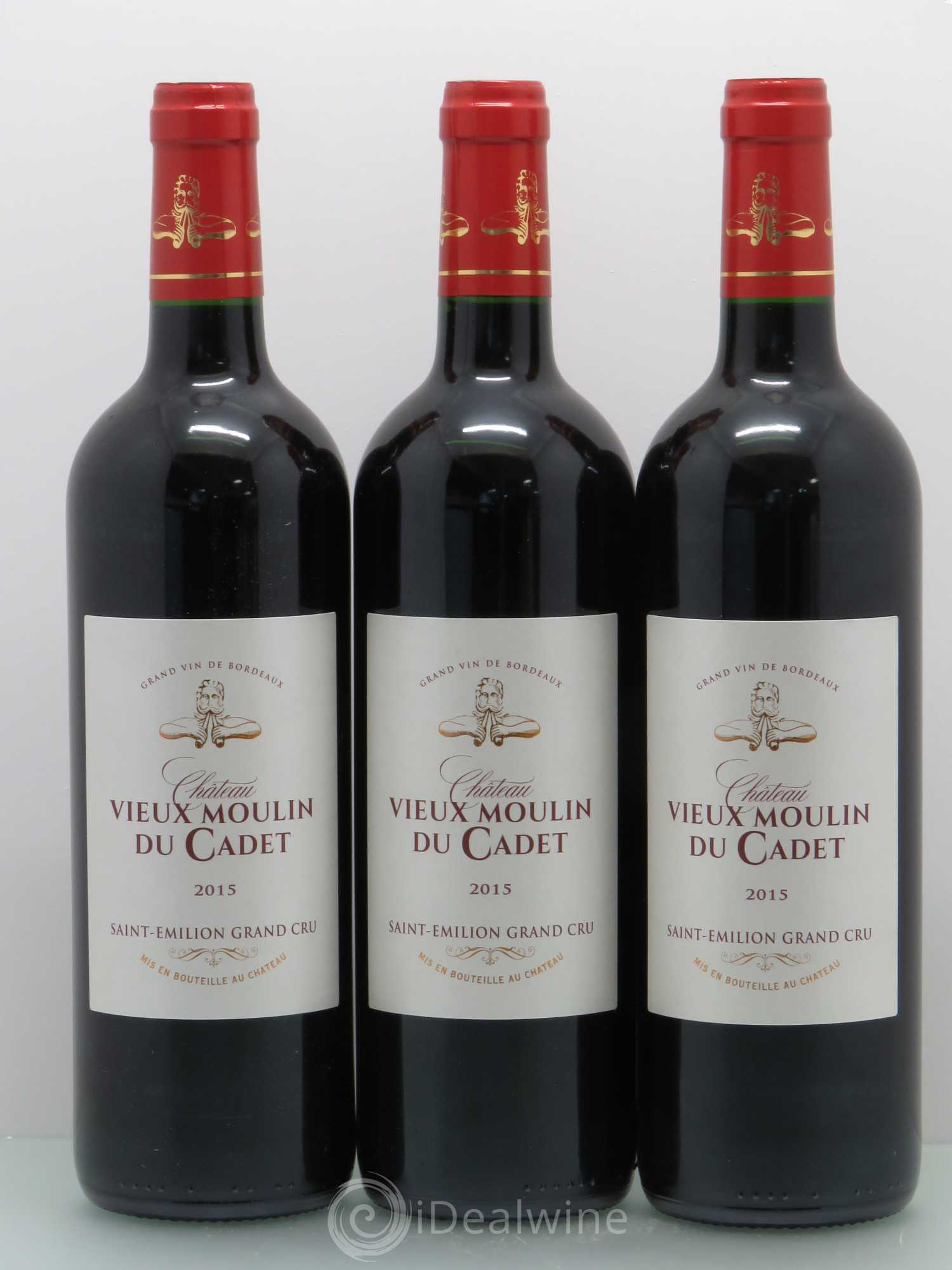 Bordeaux Vieux Moulin Du Cadet St Emilion 2015 - Posten von 12 Flaschen - 3