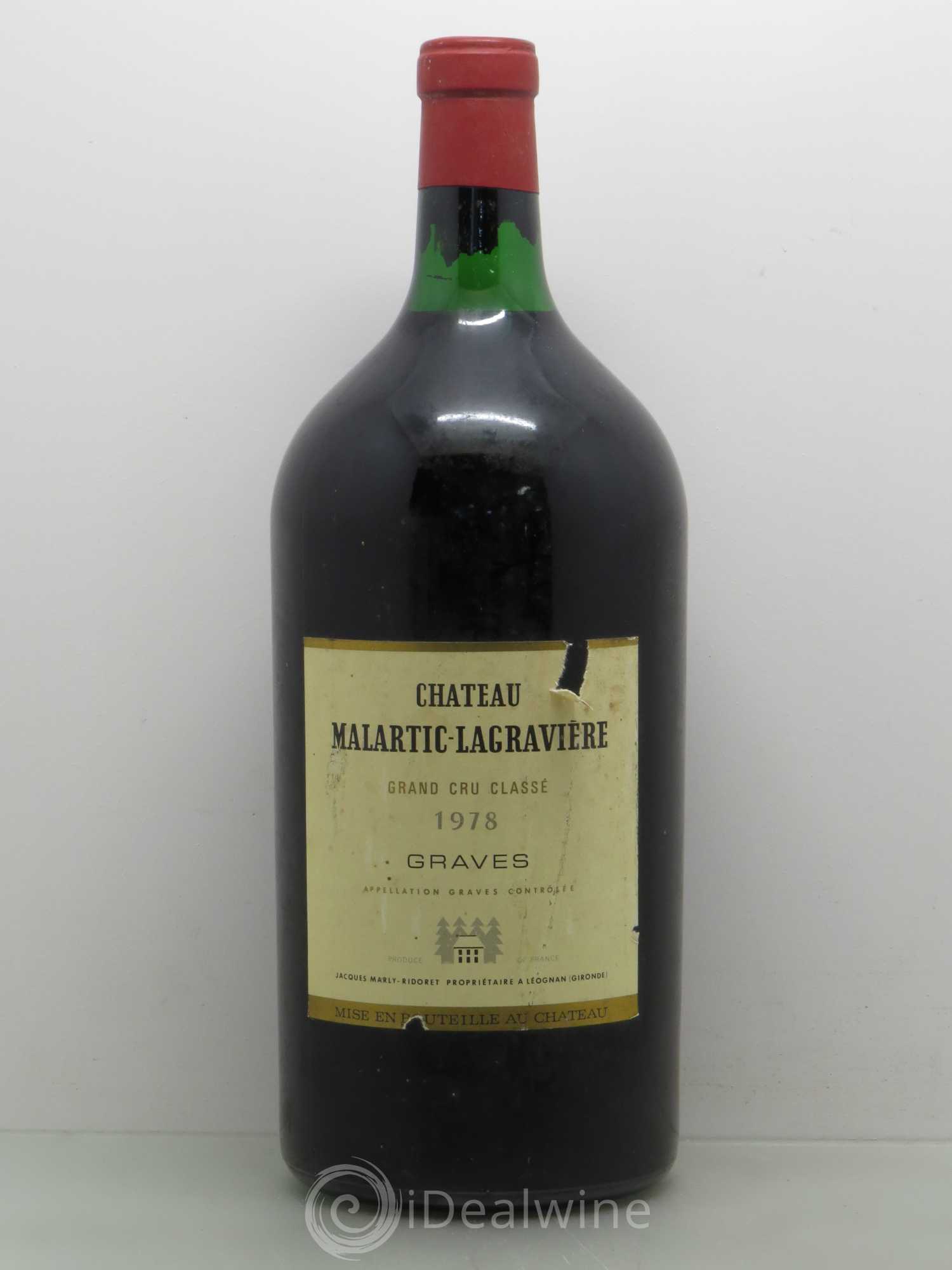 Château Malartic-Lagravière Cru Classé de Graves 1978 - Lot de 1 double magnum - 0