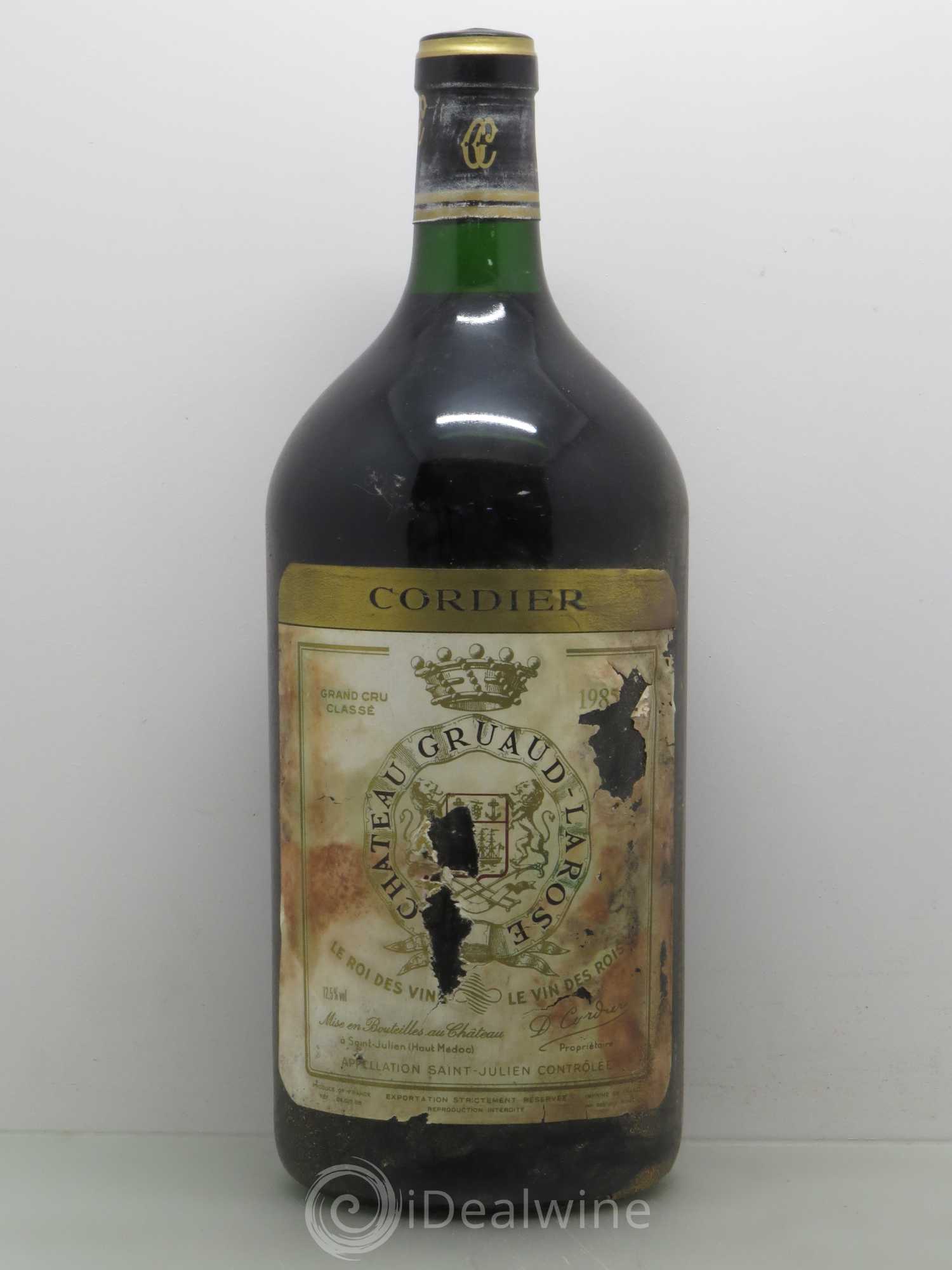 Château Gruaud Larose 2ème Grand Cru Classé 1985 - Lot de 1 double magnum - 0