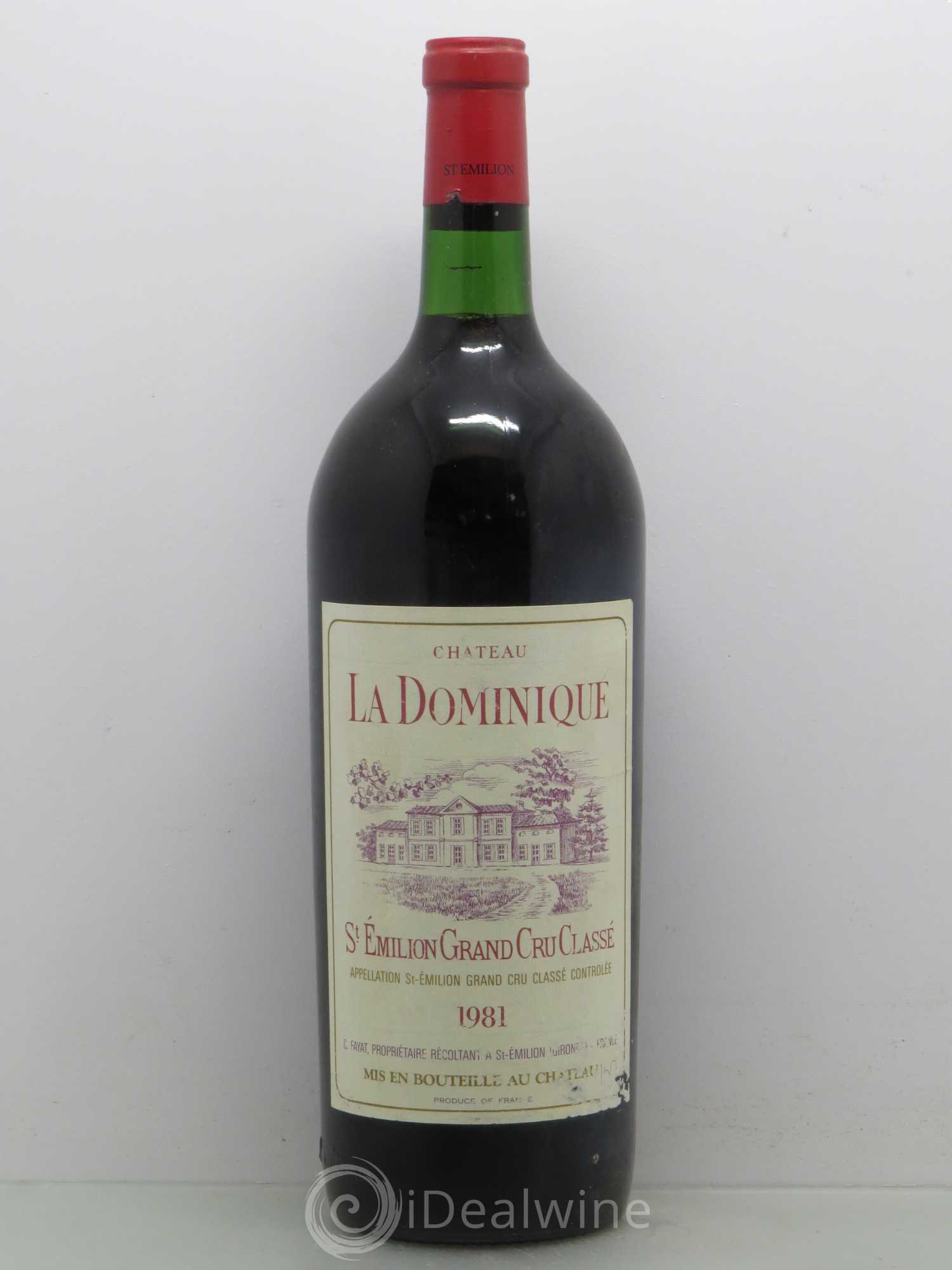 Château la Dominique Grand Cru Classé 1981 - Lot de 1 magnum - 0
