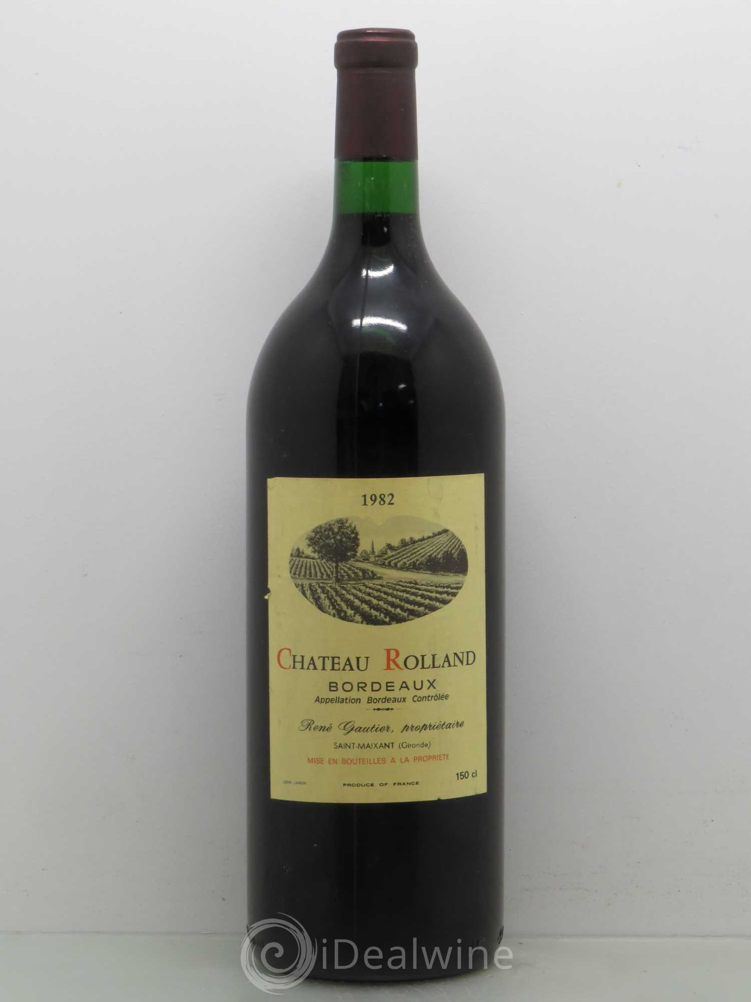 Bordeaux Château Rolland 1982 - Posten von 1 Magnum - 0