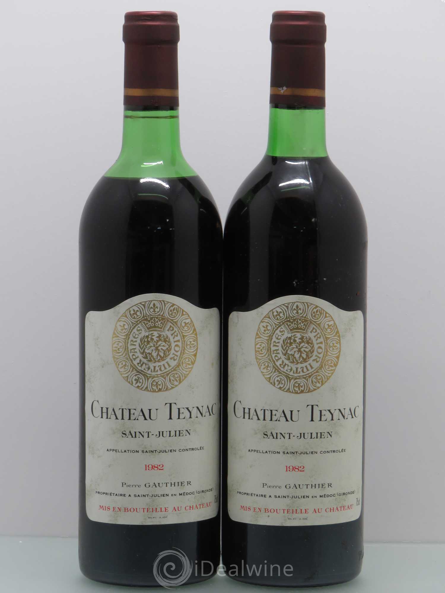 Saint-Julien Chateau teynac 1982 - Posten von 2 Flaschen - 0
