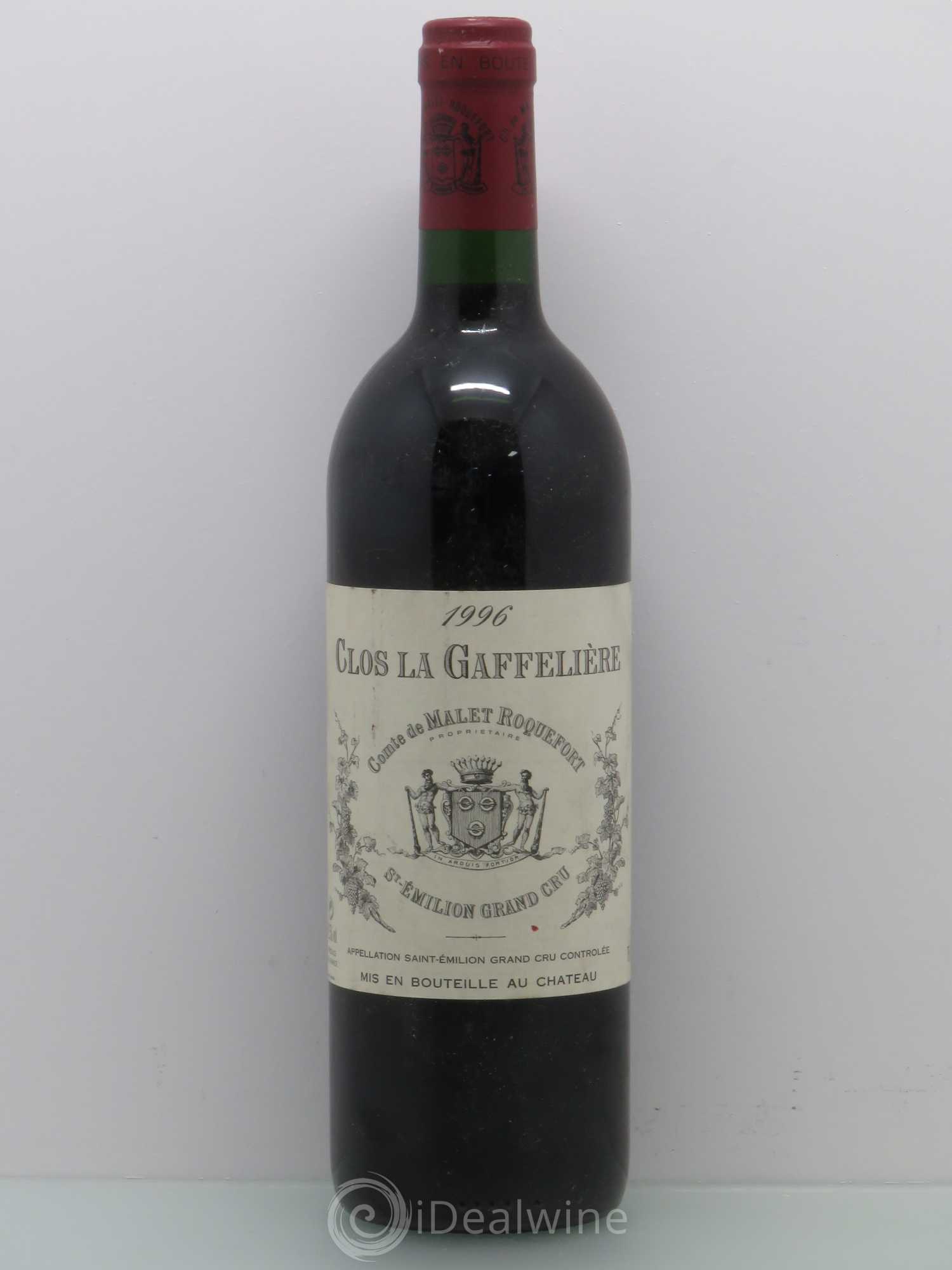 Saint-Émilion Clos la Gaffelière 1996 - Lot de 1 bouteille - 0