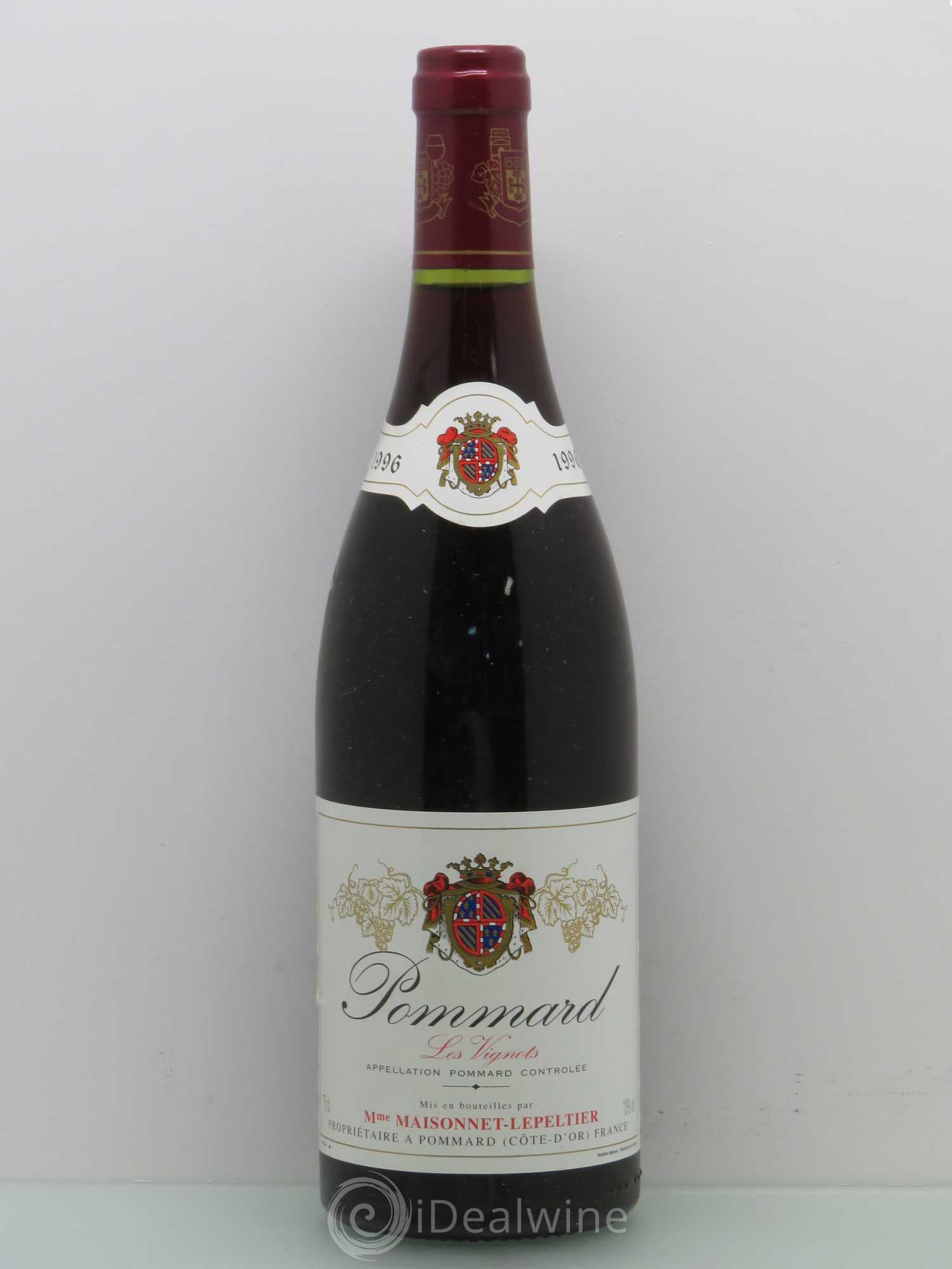 Pommard Les Vignots Maisonnet 1996 - Posten von 1 Flasche - 0