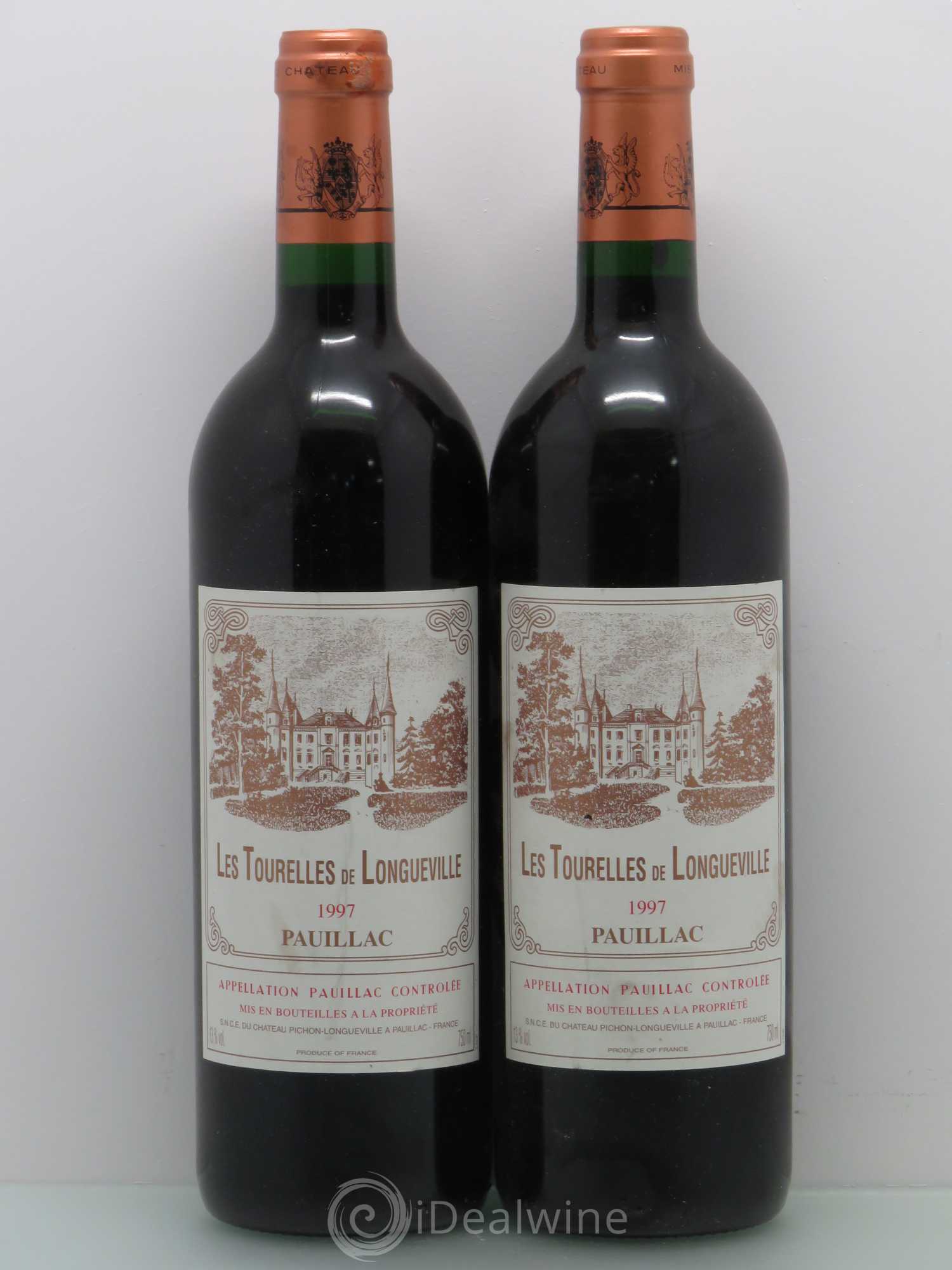 Les Tourelles de Longueville Second Vin 1997 - Lot de 2 bouteilles - 0